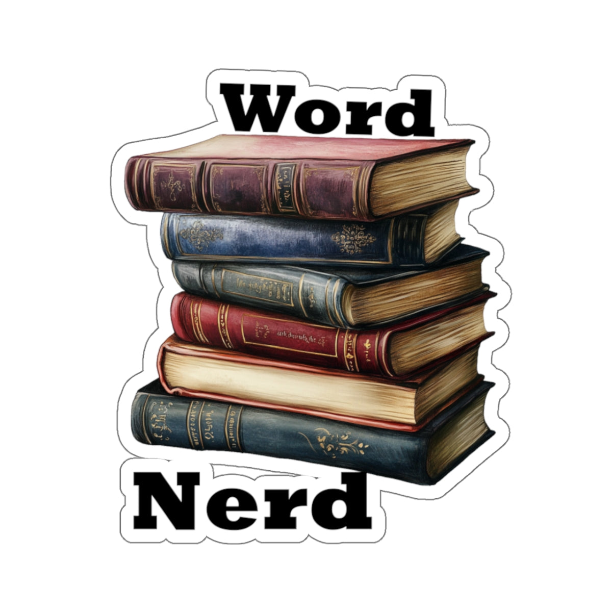 Word Nerd Sticker
