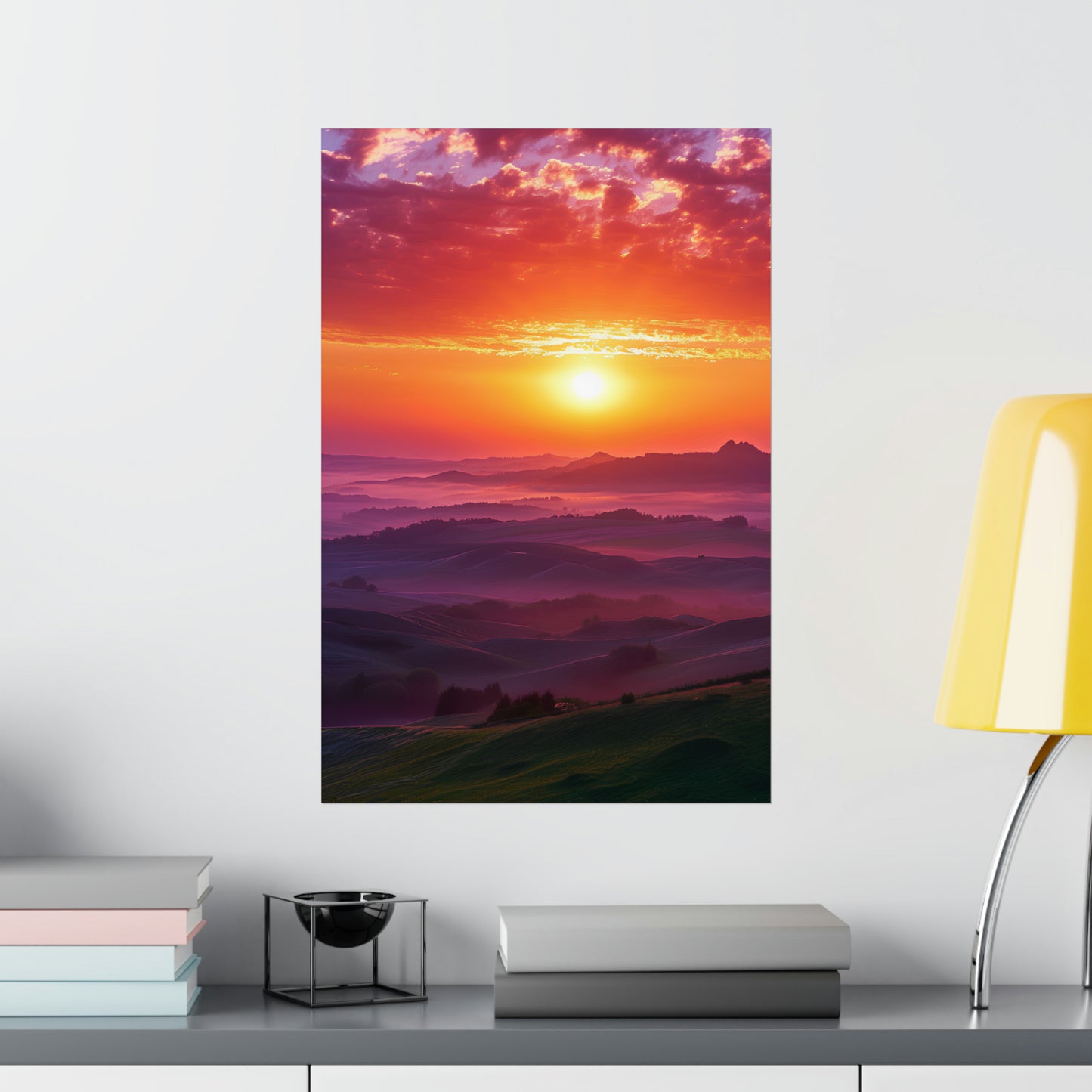 Scenic Sunset Poster