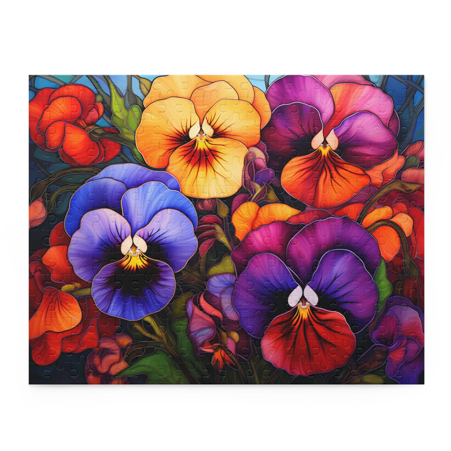 Pansies Puzzle (252 or 500-Piece)
