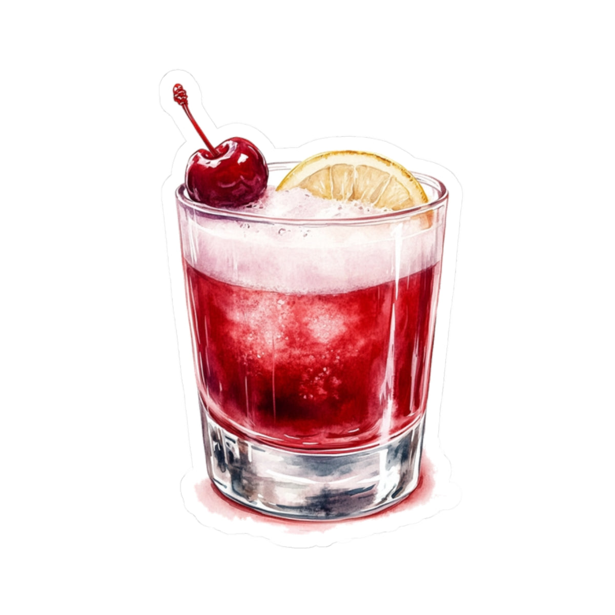 Cherry Cocktail Sticker