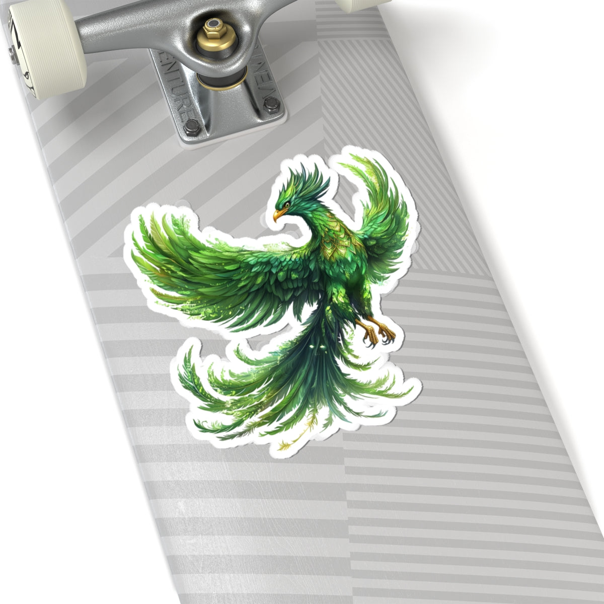 Green Phoenix Bird Sticker