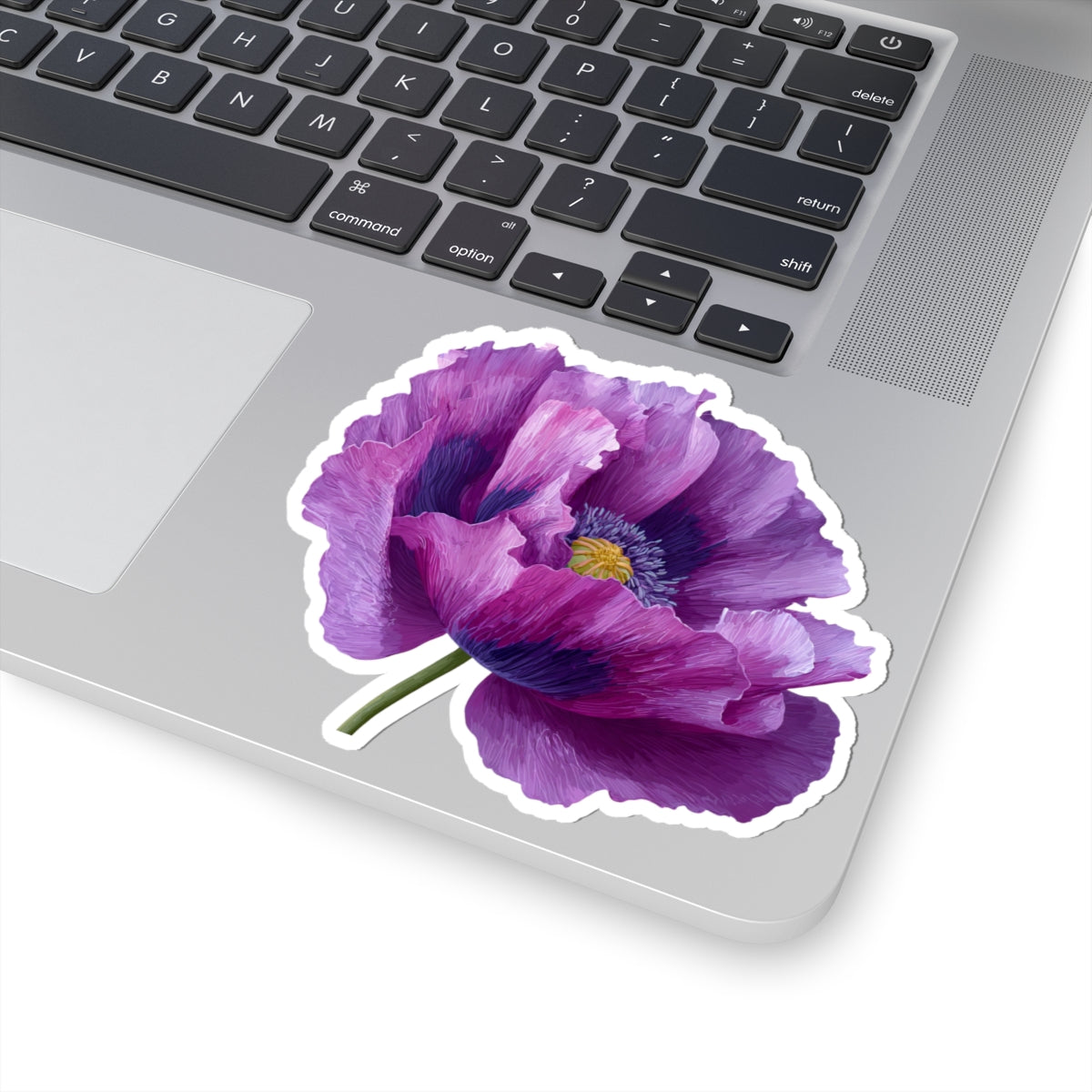 Purple Poppy Sticker
