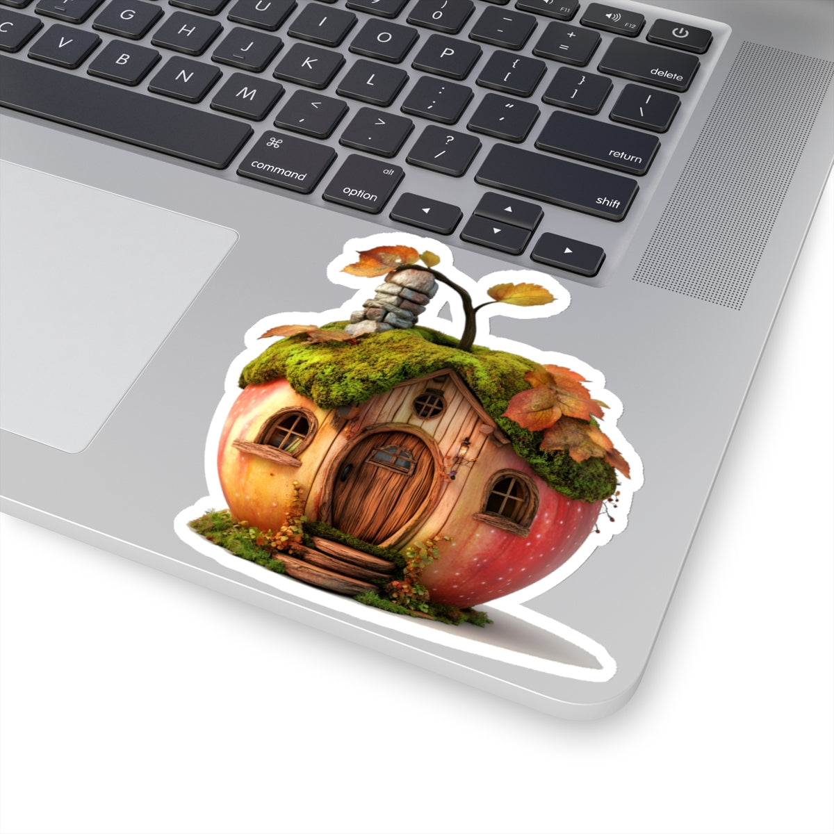 Apple House Sticker