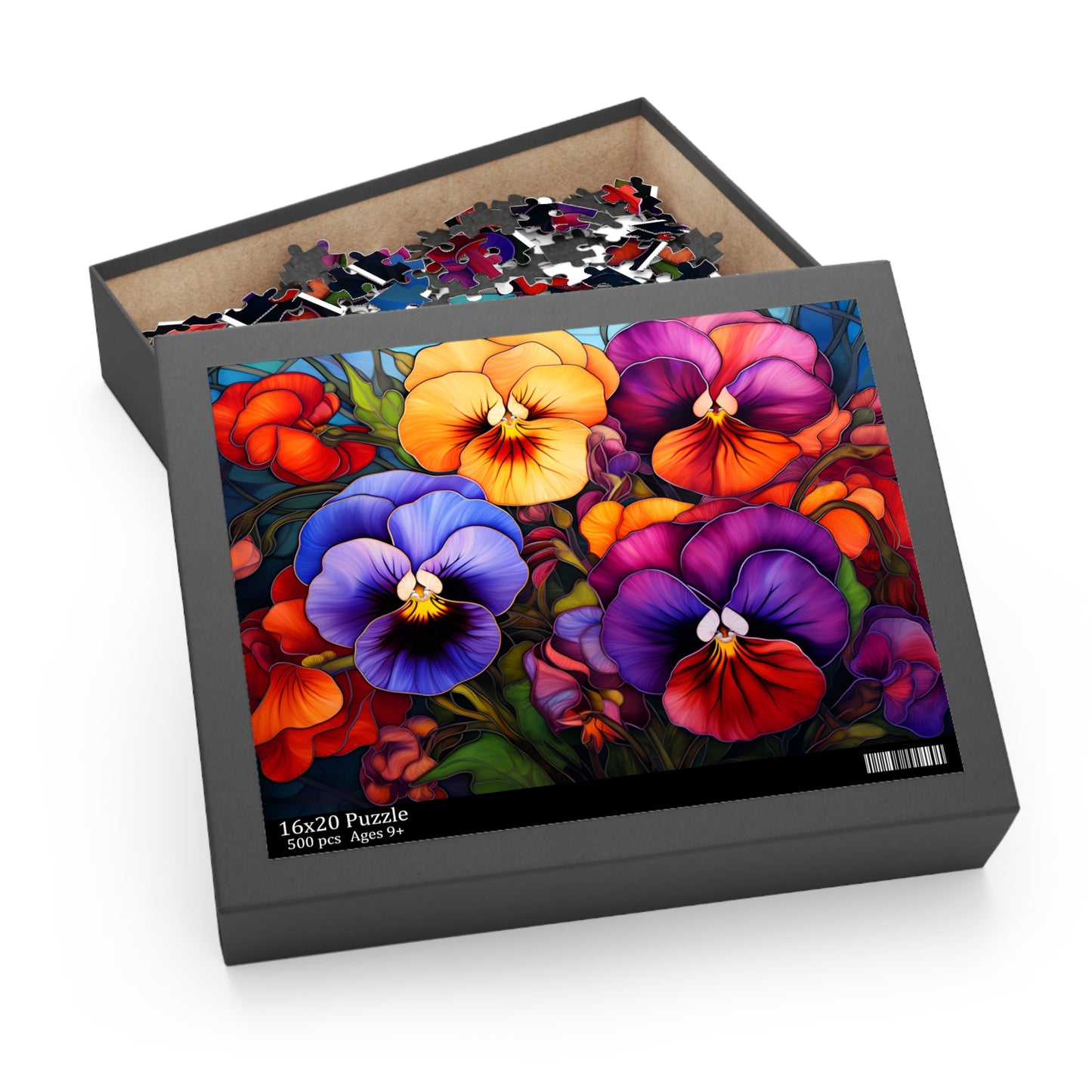 Pansies Puzzle (252 or 500-Piece)