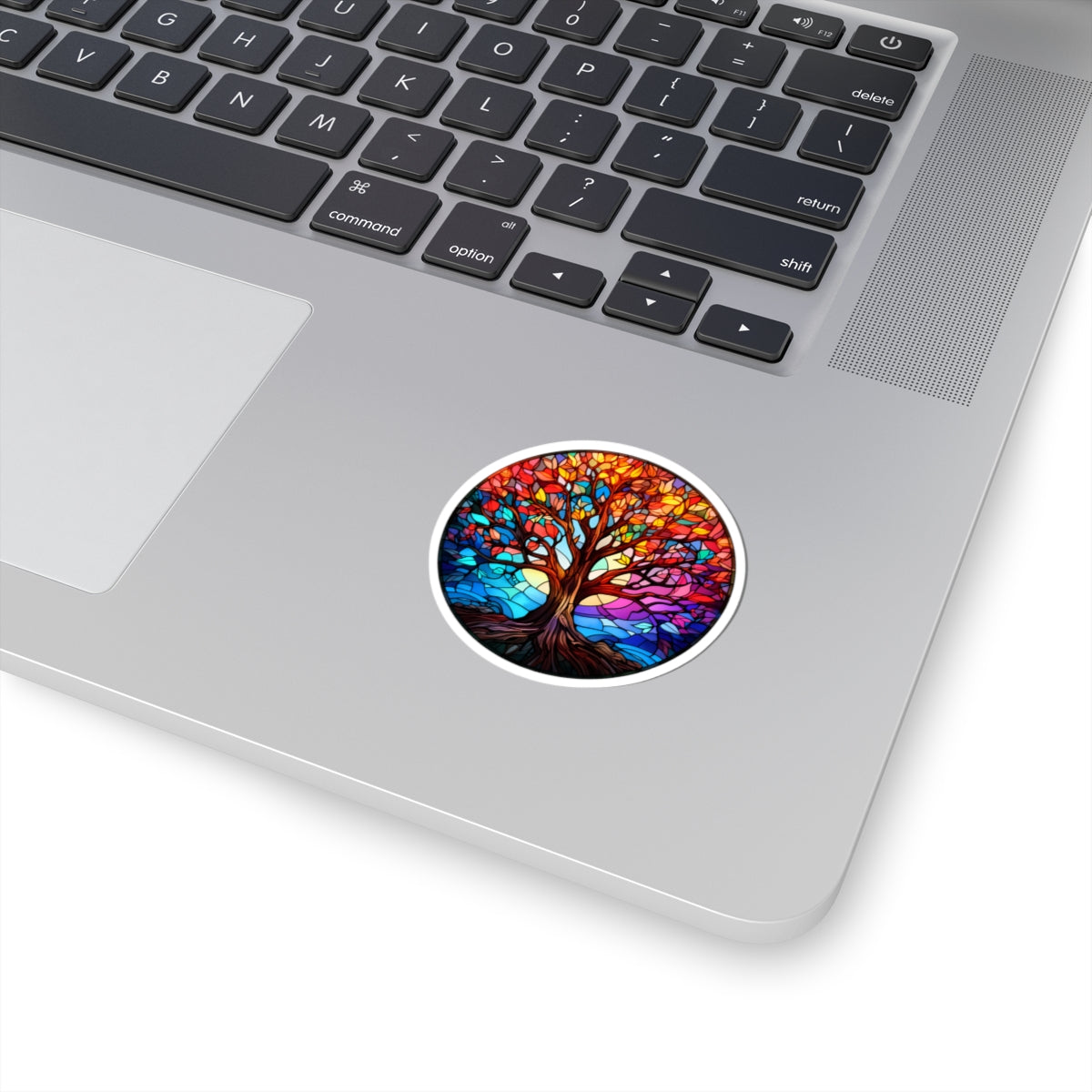 Stained Glass Tree Sticker
