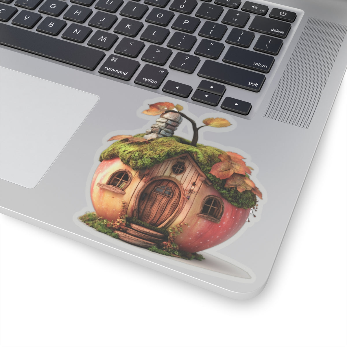 Apple House Sticker