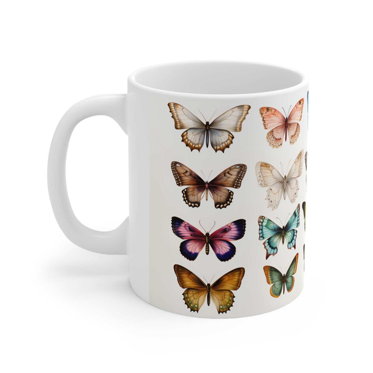 Butterfly Mug - 11pz Ceramic Mug
