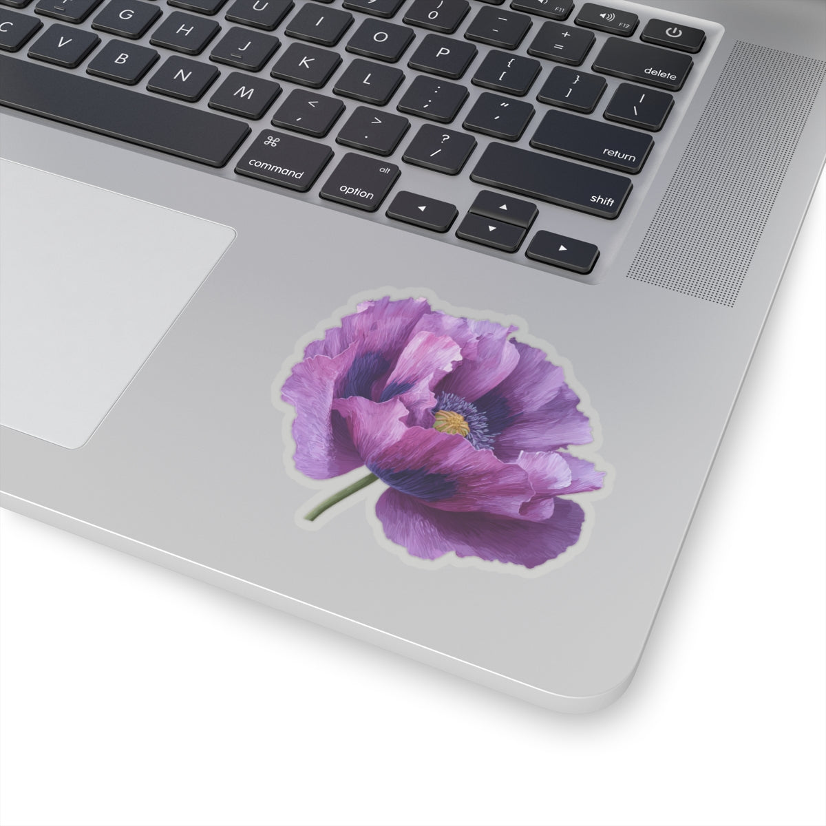Purple Poppy Sticker