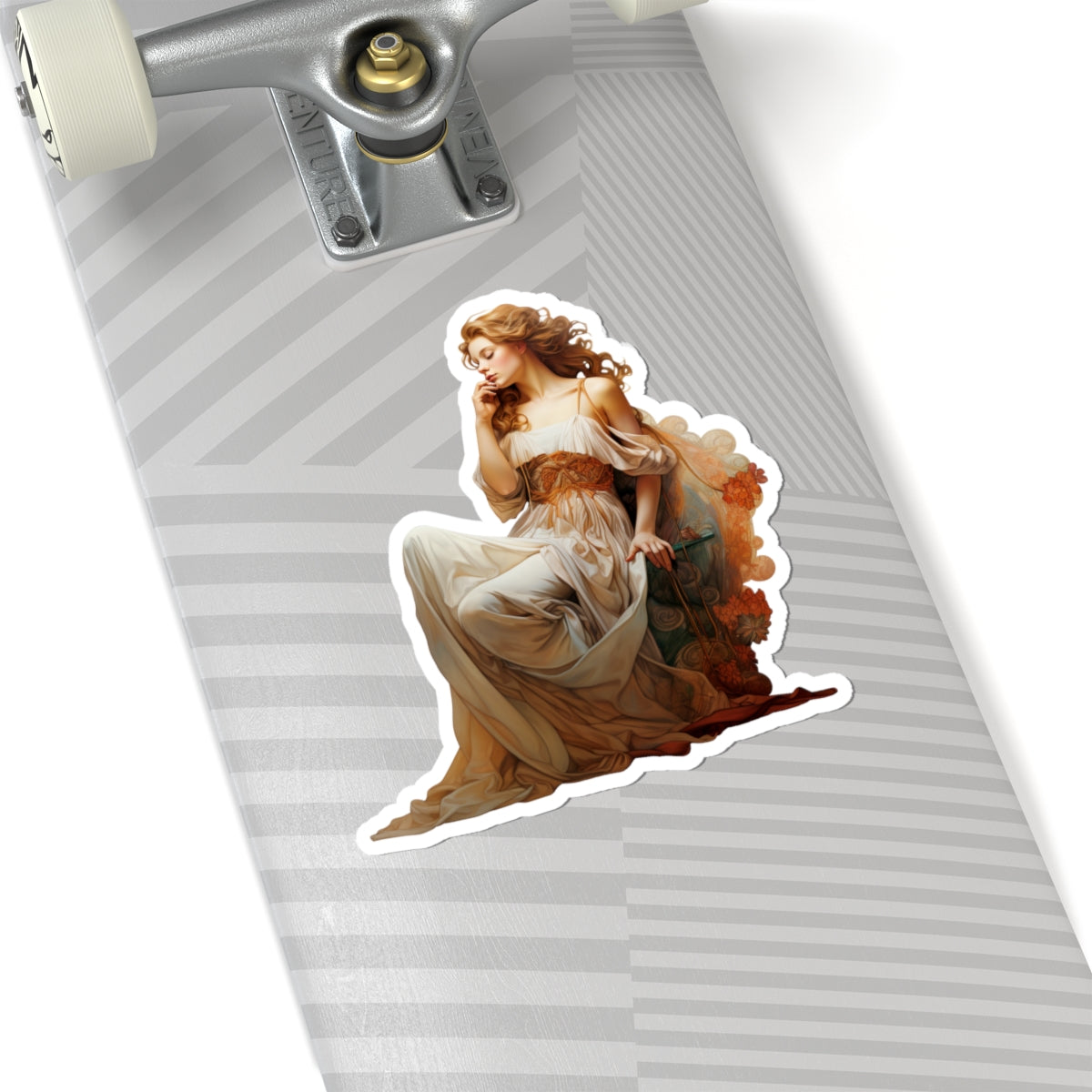 Beautiful Art Nouveau Woman Sticker