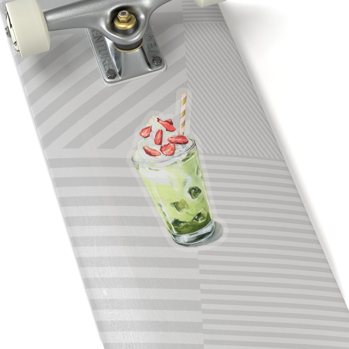 Strawberry Matcha Drink Sticker