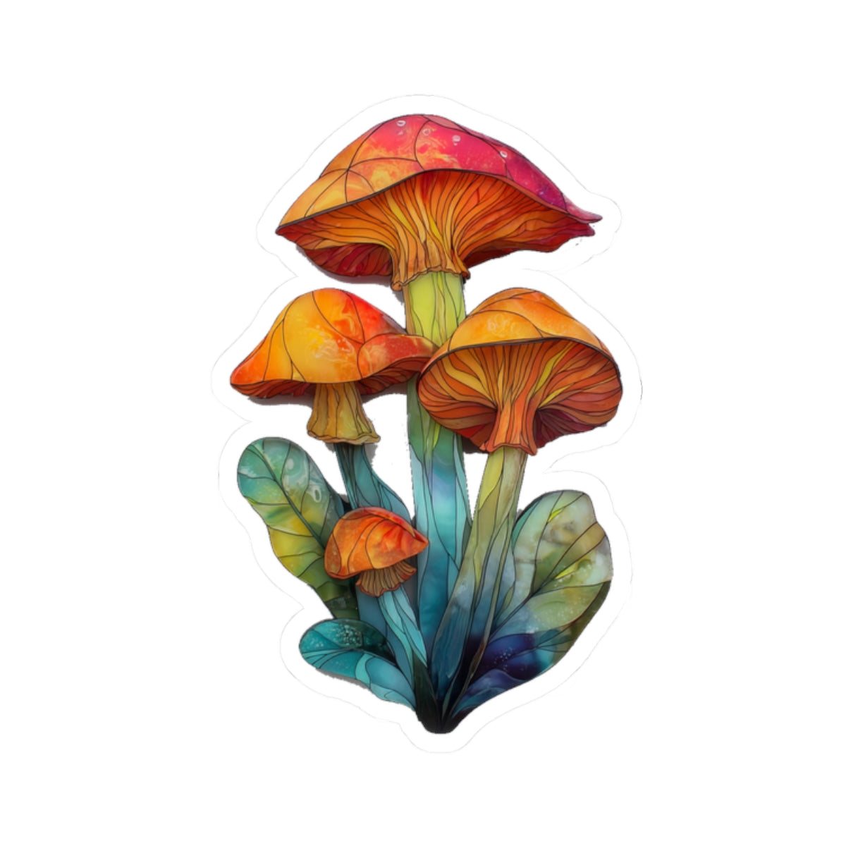 Mushrooms Sticker