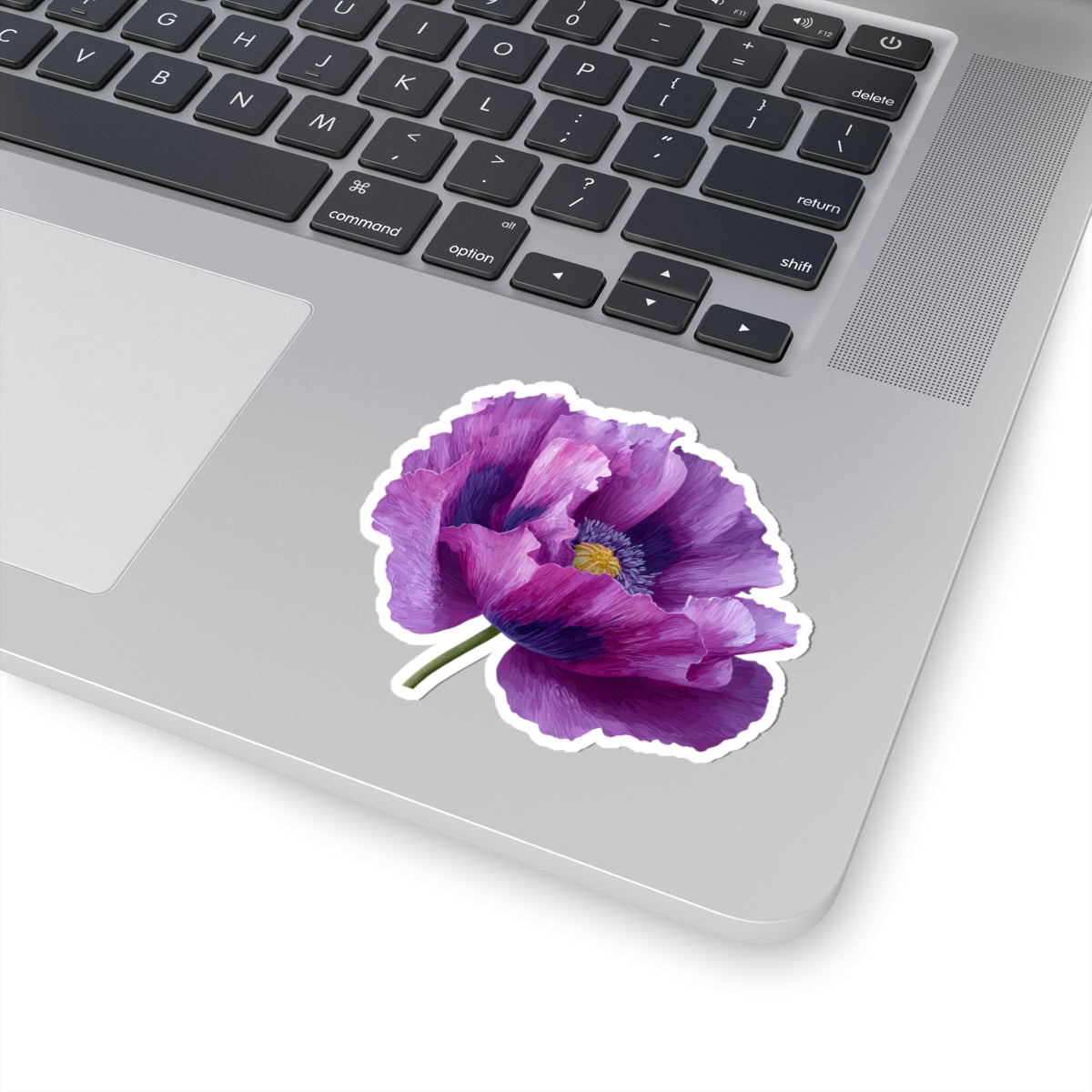 Purple Poppy Sticker