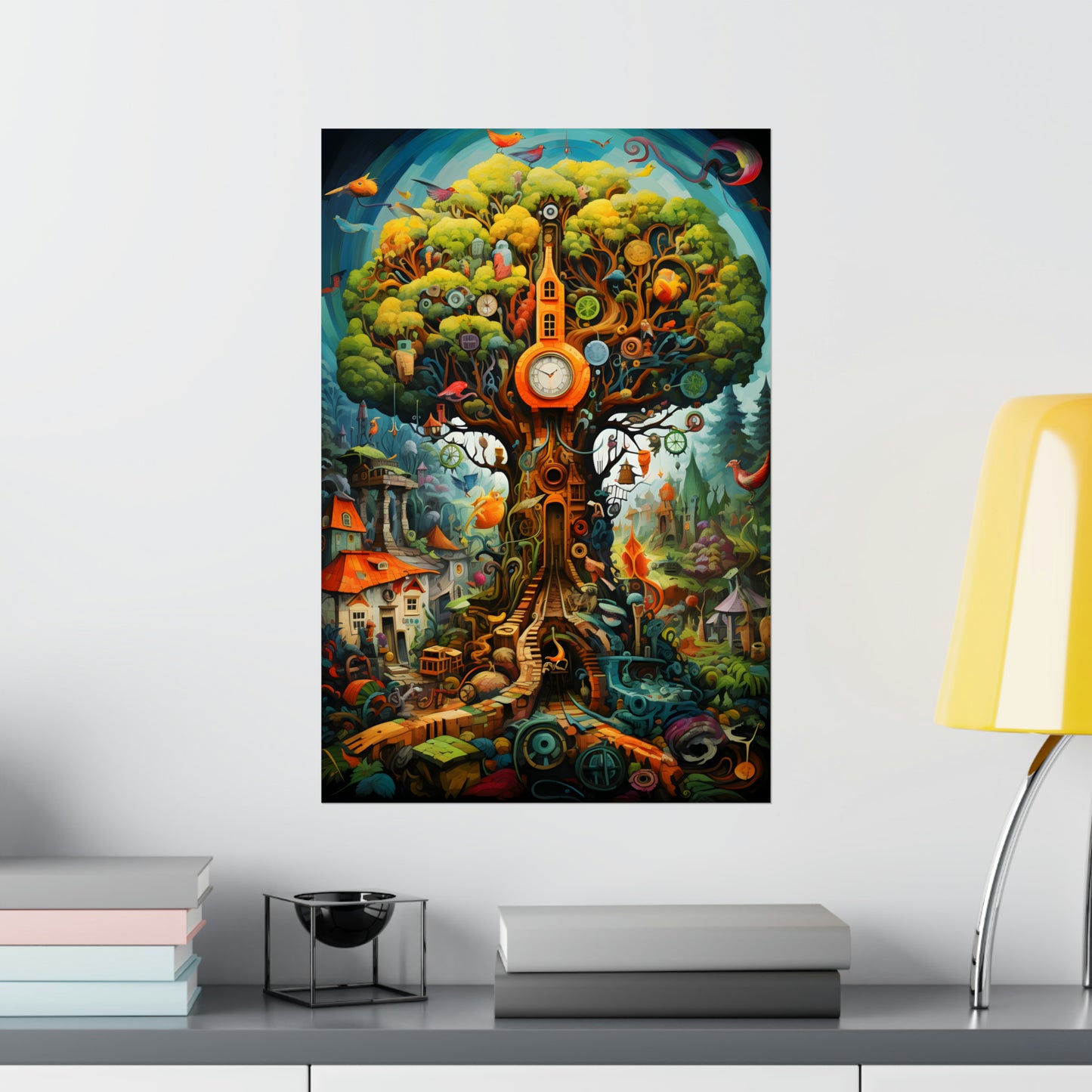 Clock Tree Poster