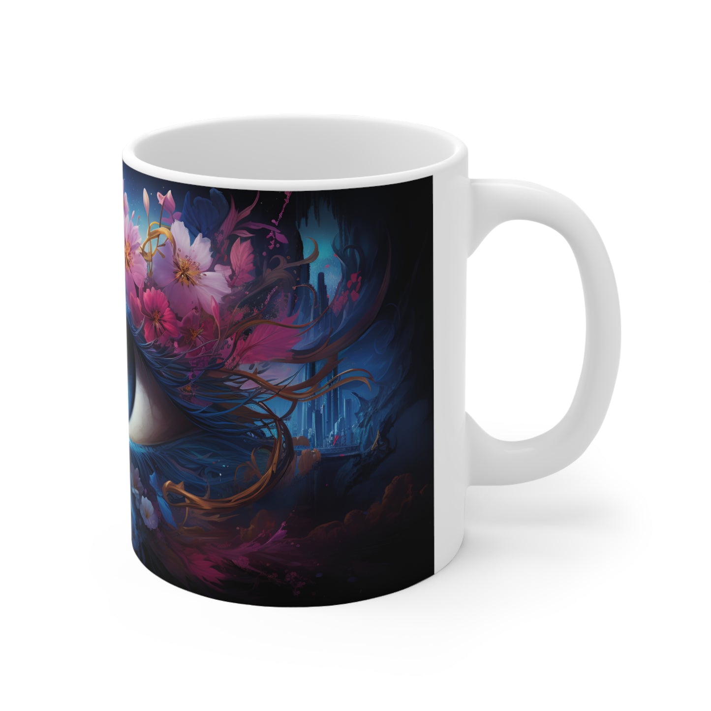 Surreal Eye Mug - 11 oz Ceramic Mug -
