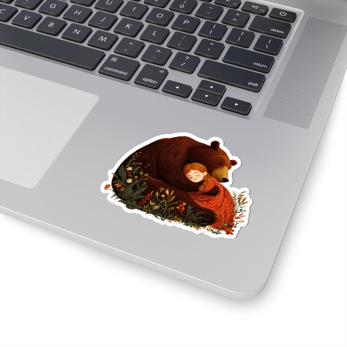 Little Girl and The Bear Sticker