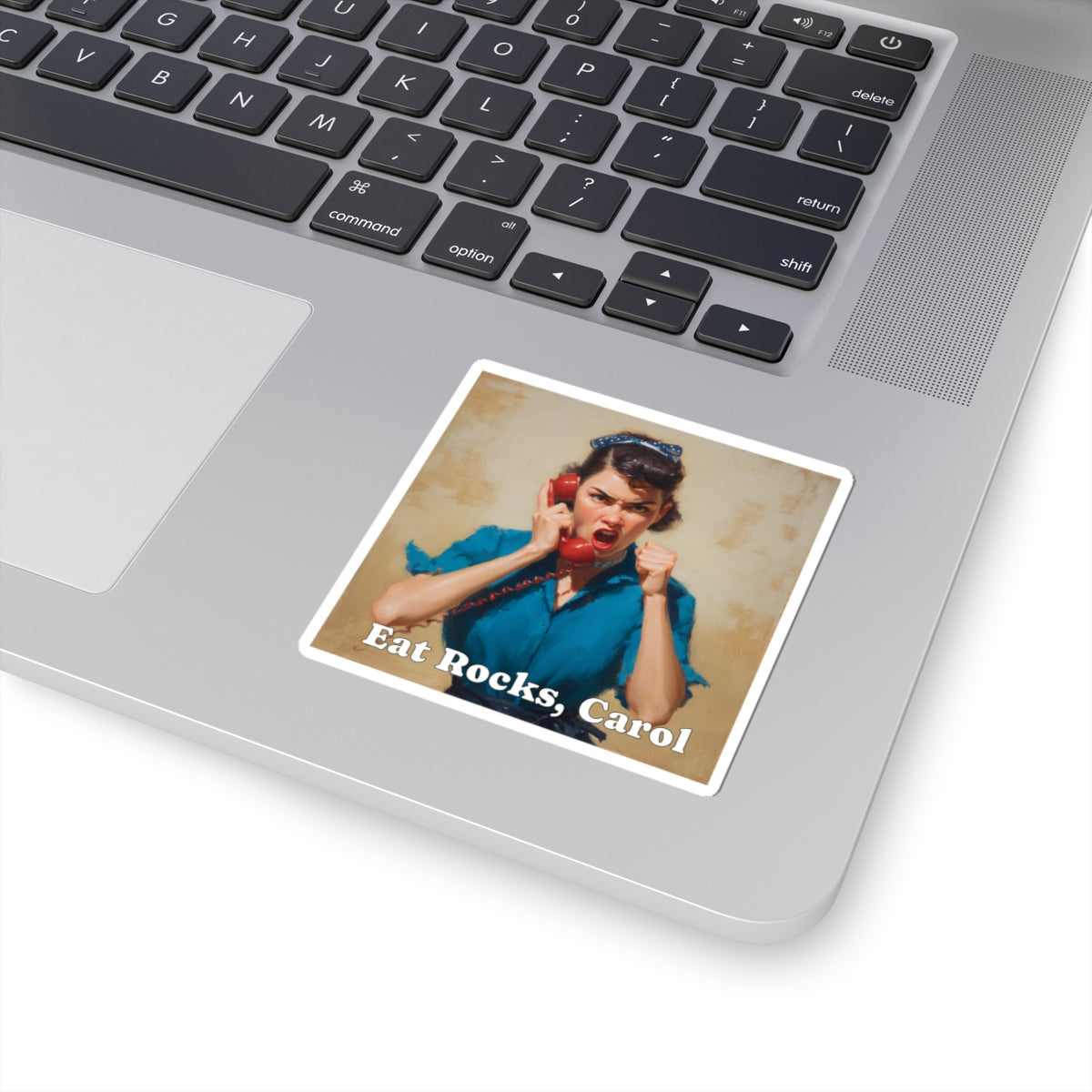 Eat Rocks Carol Sticker