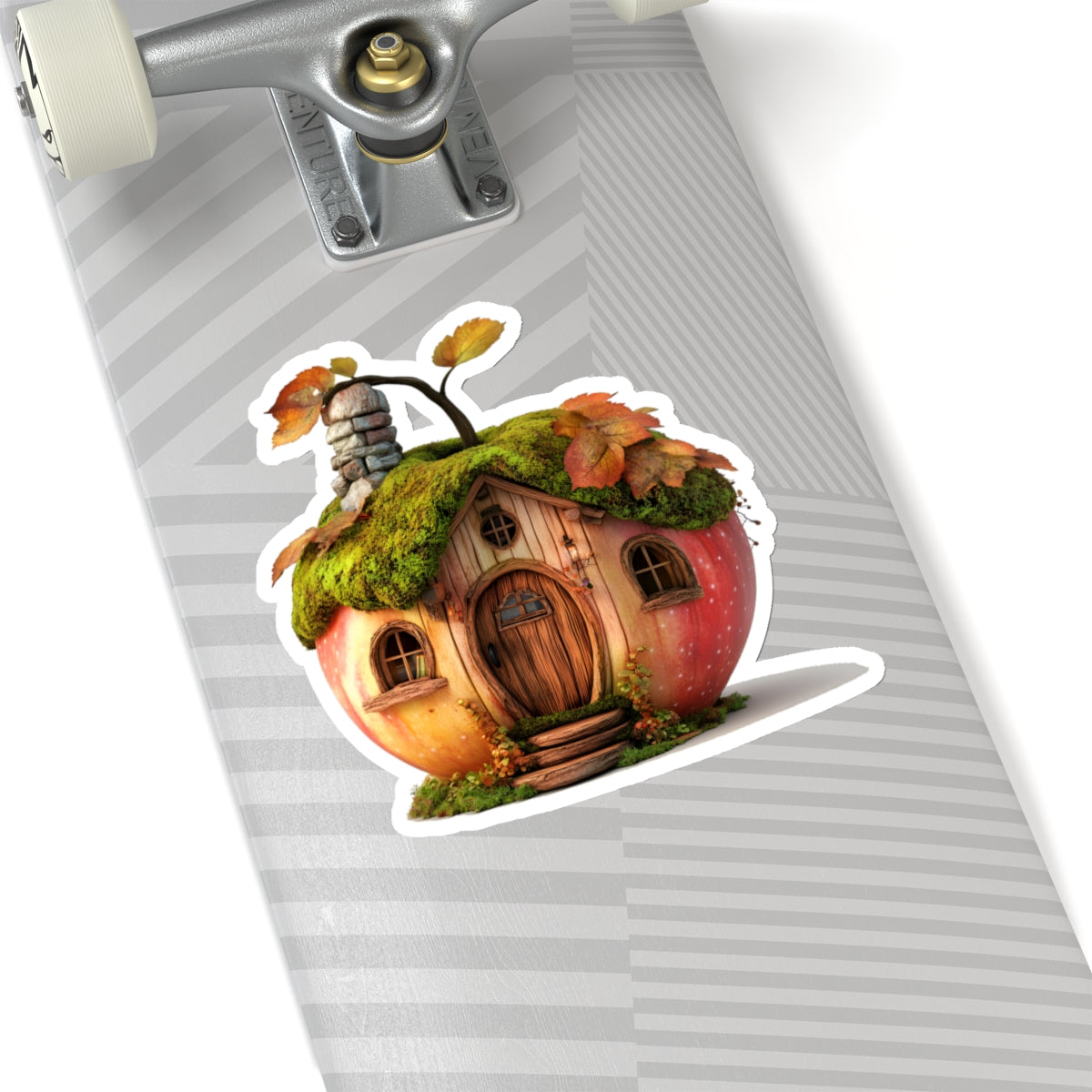 Apple House Sticker