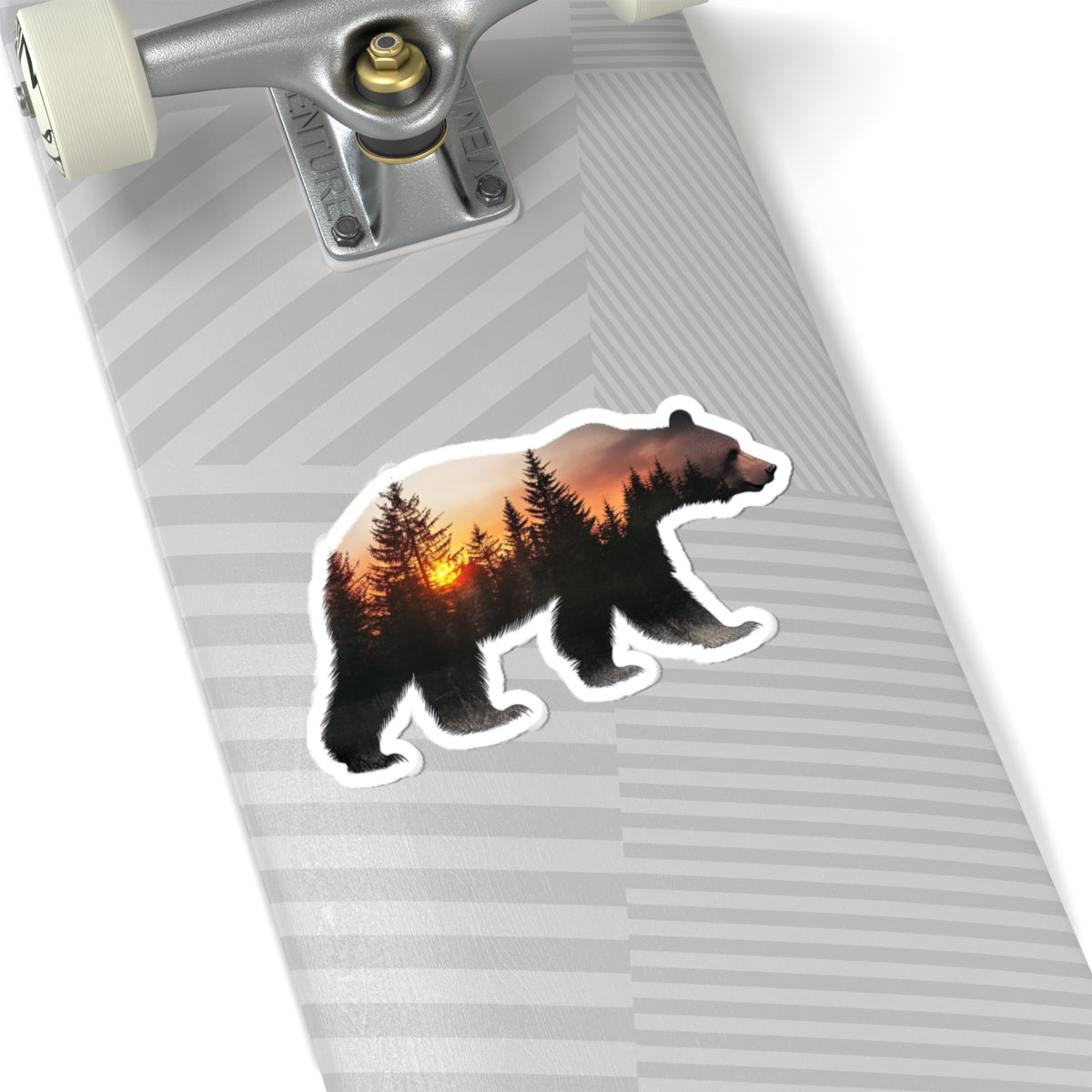 Bear with Forest Sticker