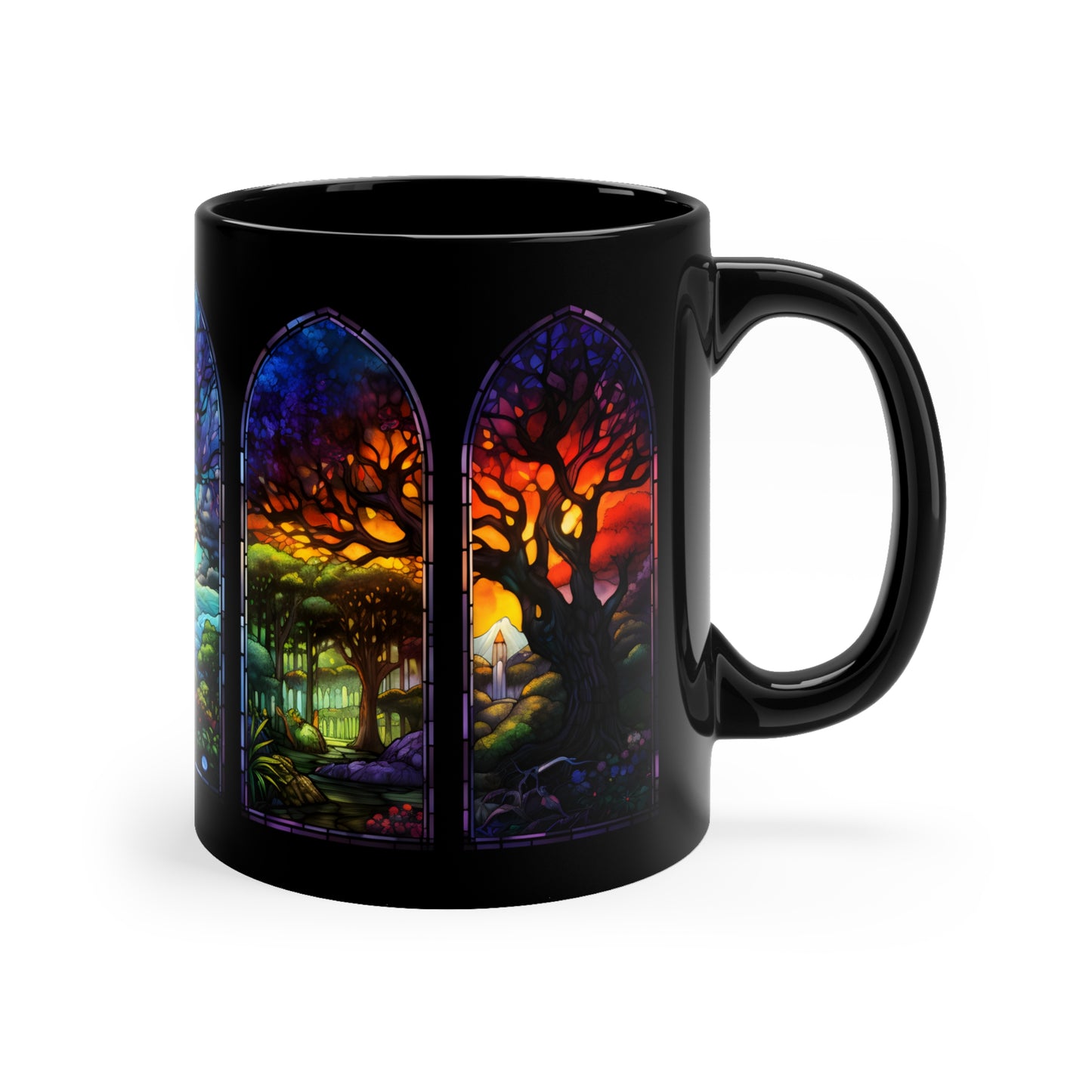 Stained Glass Panels Mug