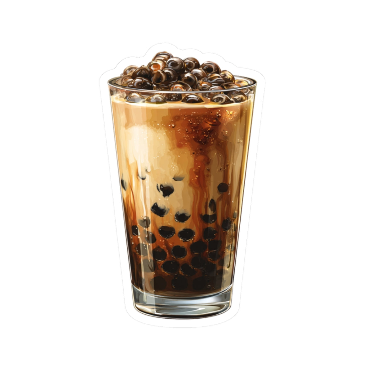 Boba Coffee Sticker