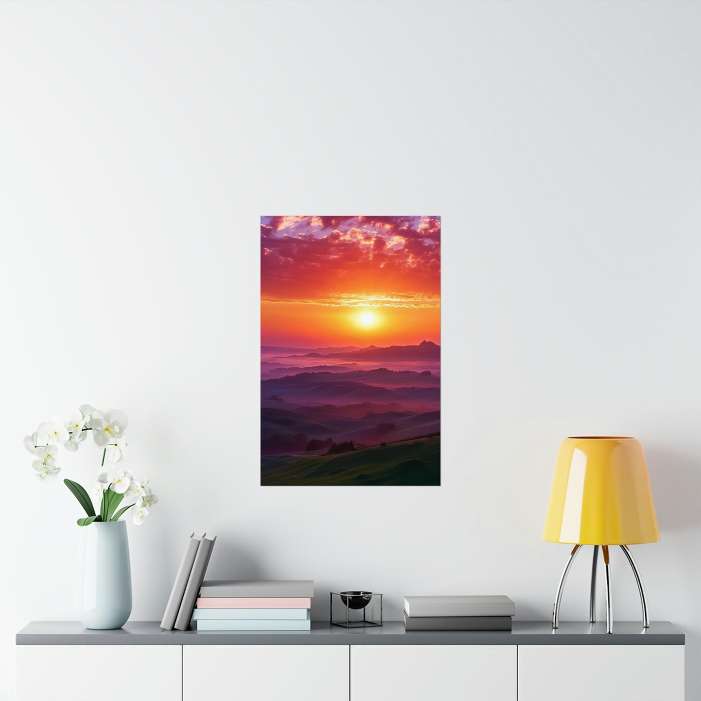 Scenic Sunset Poster