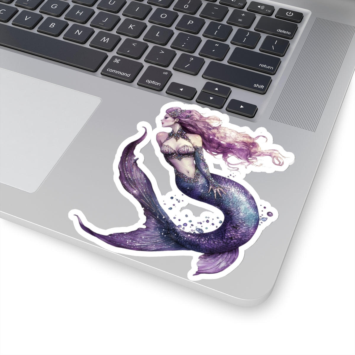 Purple Mermaid Sticker