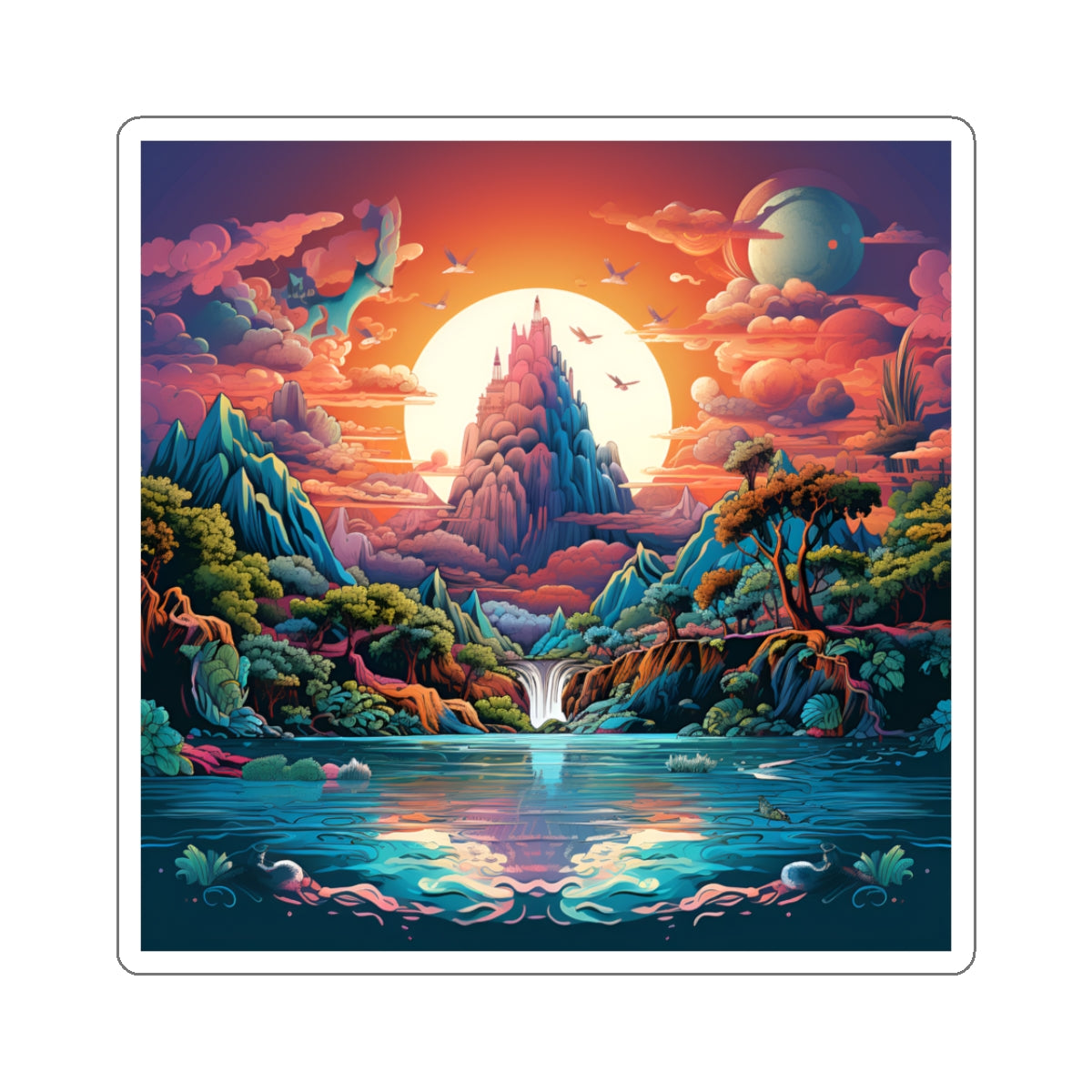 Surreal Jungle Sticker