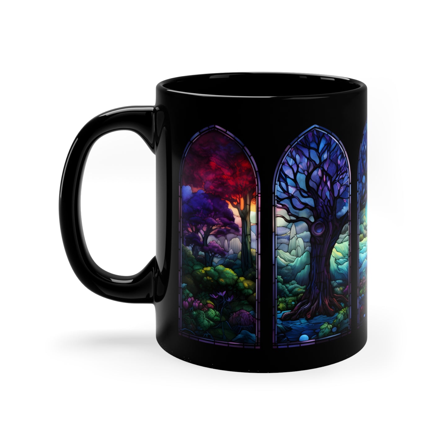 Stained Glass Panels Mug