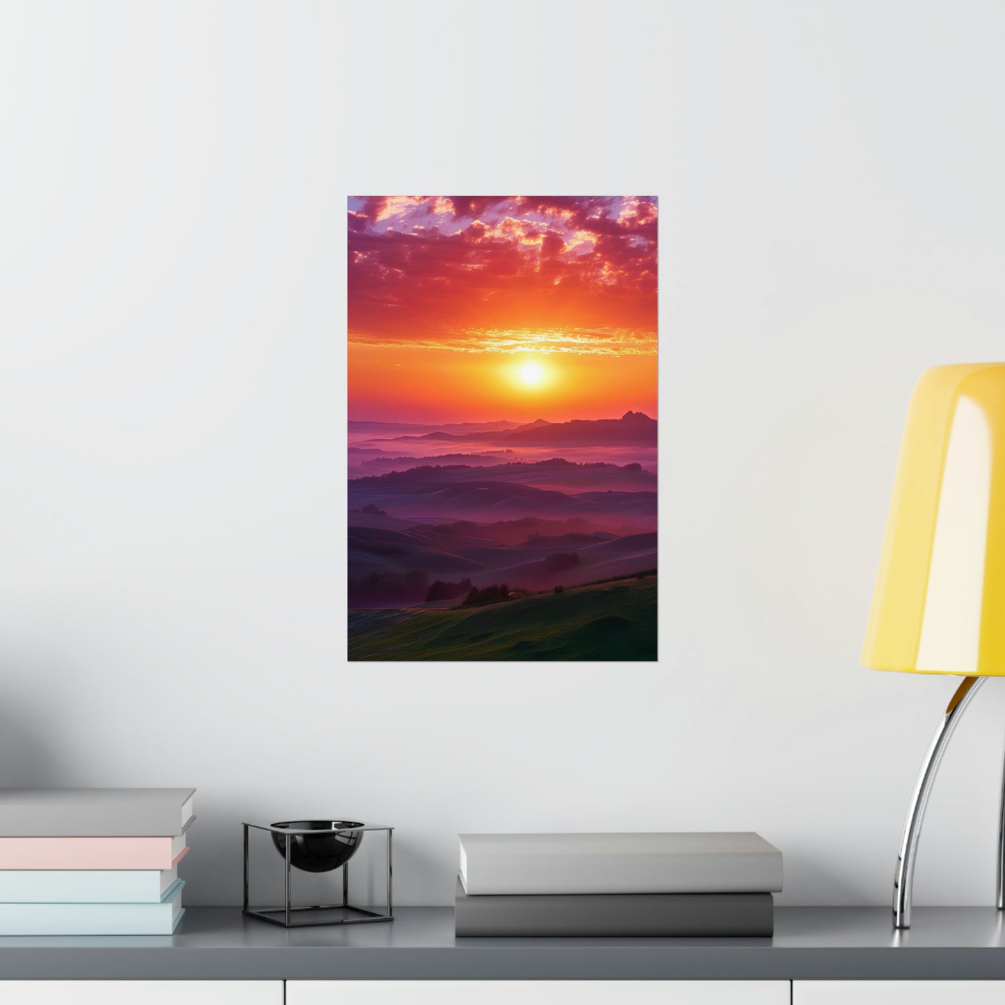 Scenic Sunset Poster