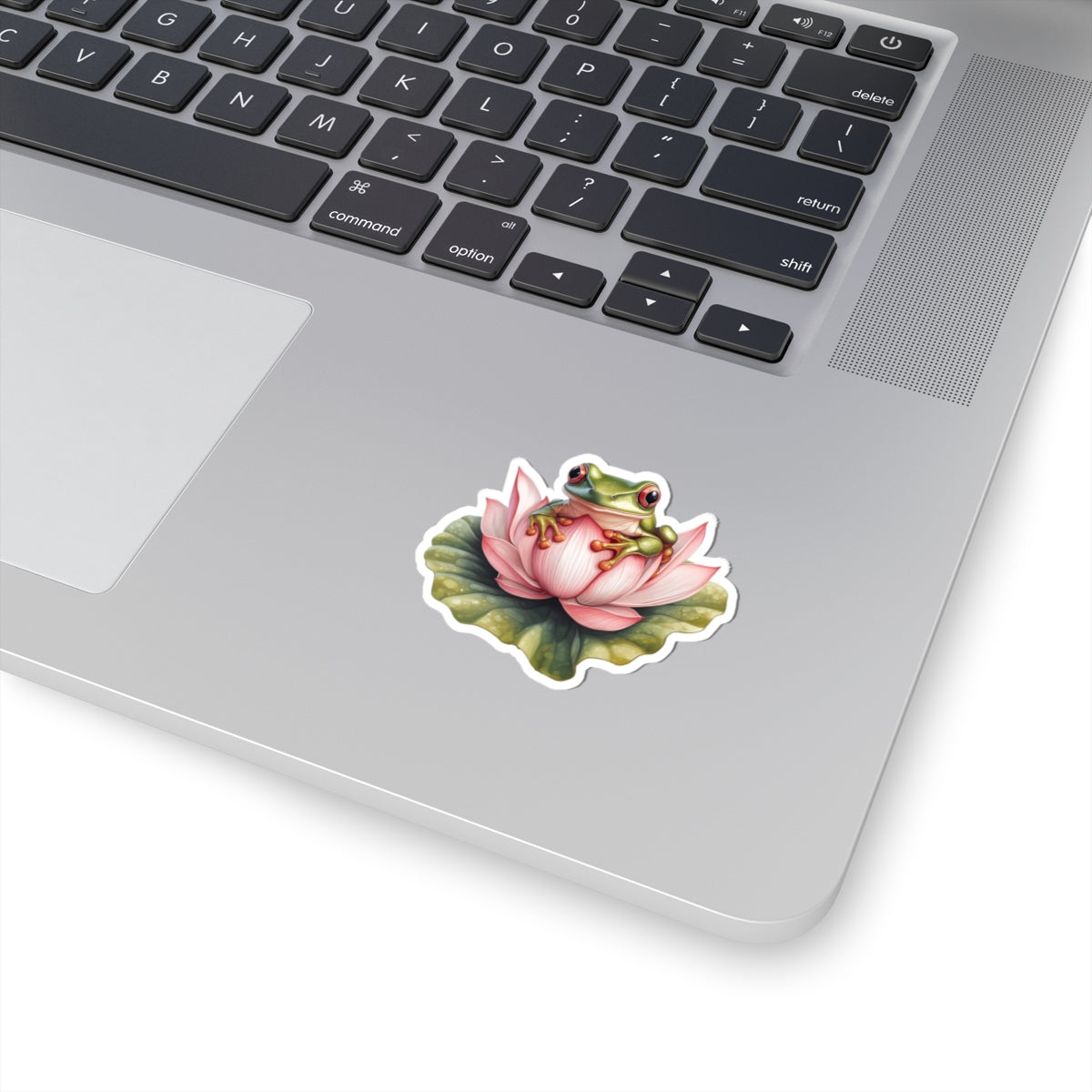 Frog on Lily Sticker