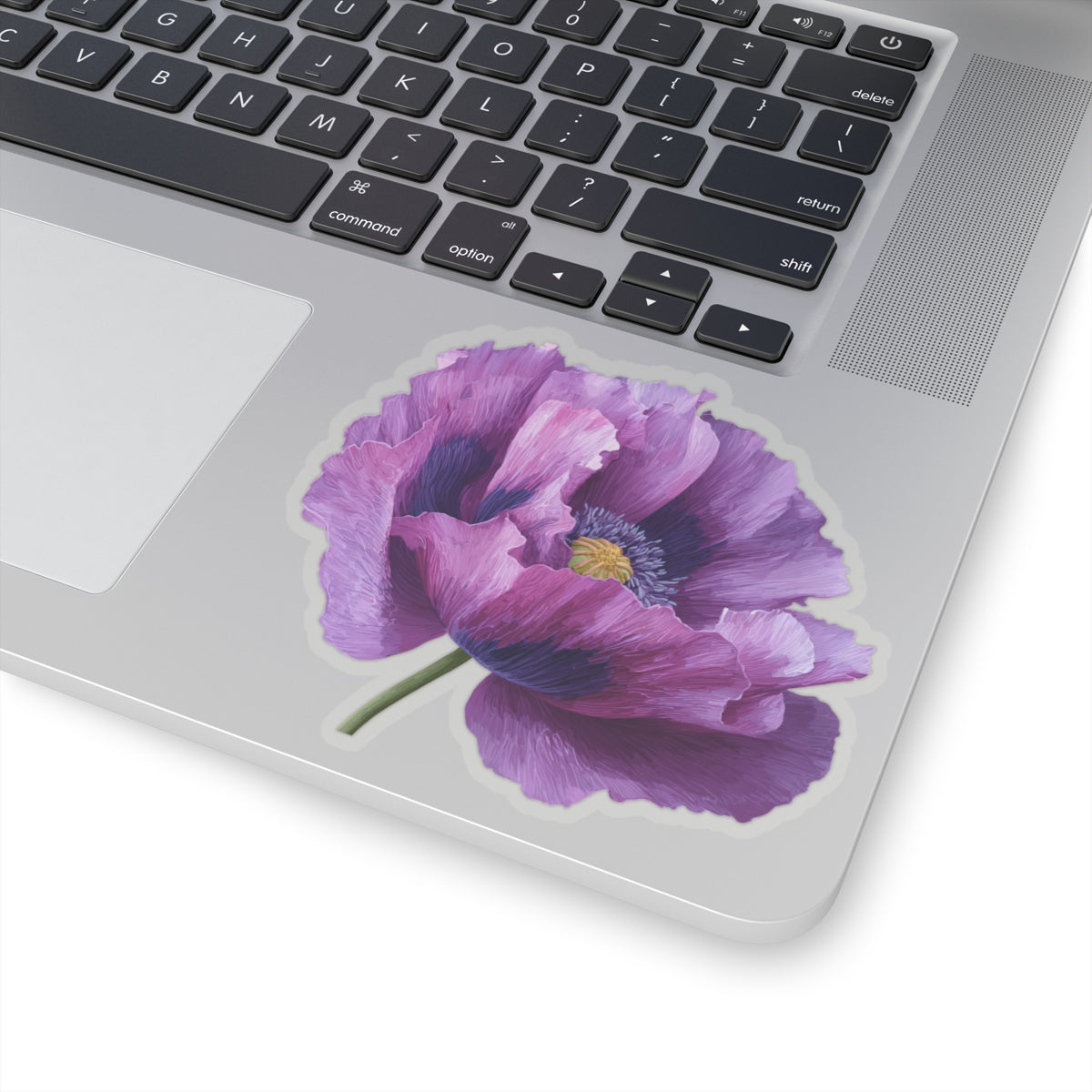 Purple Poppy Sticker