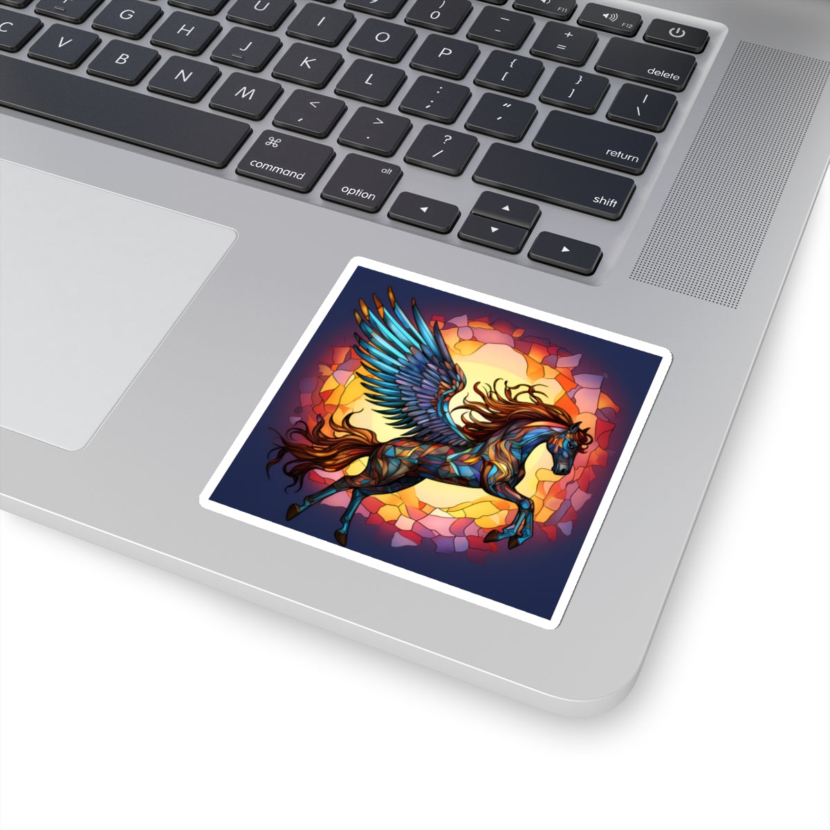 Stained Glass Pegasus Sticker