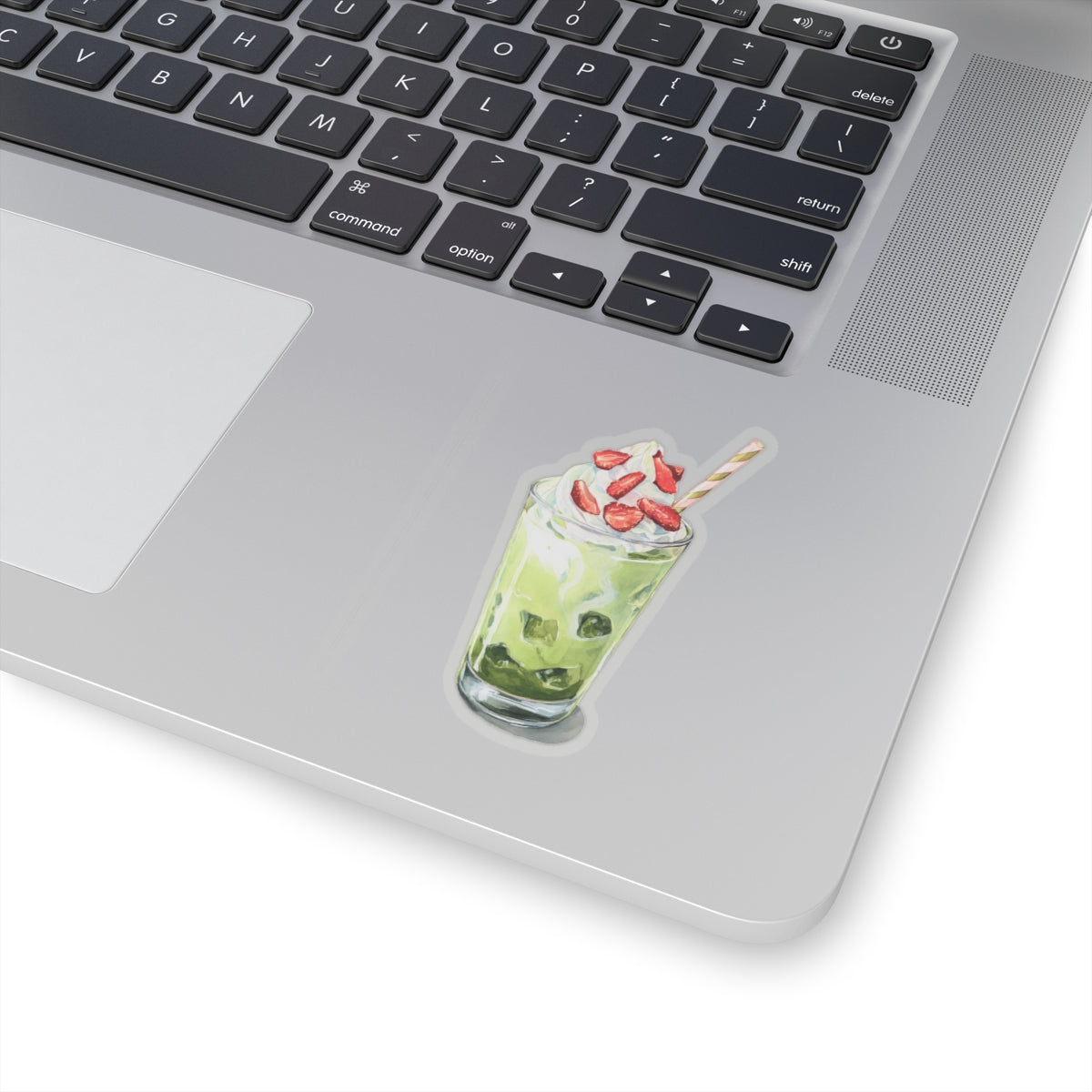 Strawberry Matcha Drink Sticker