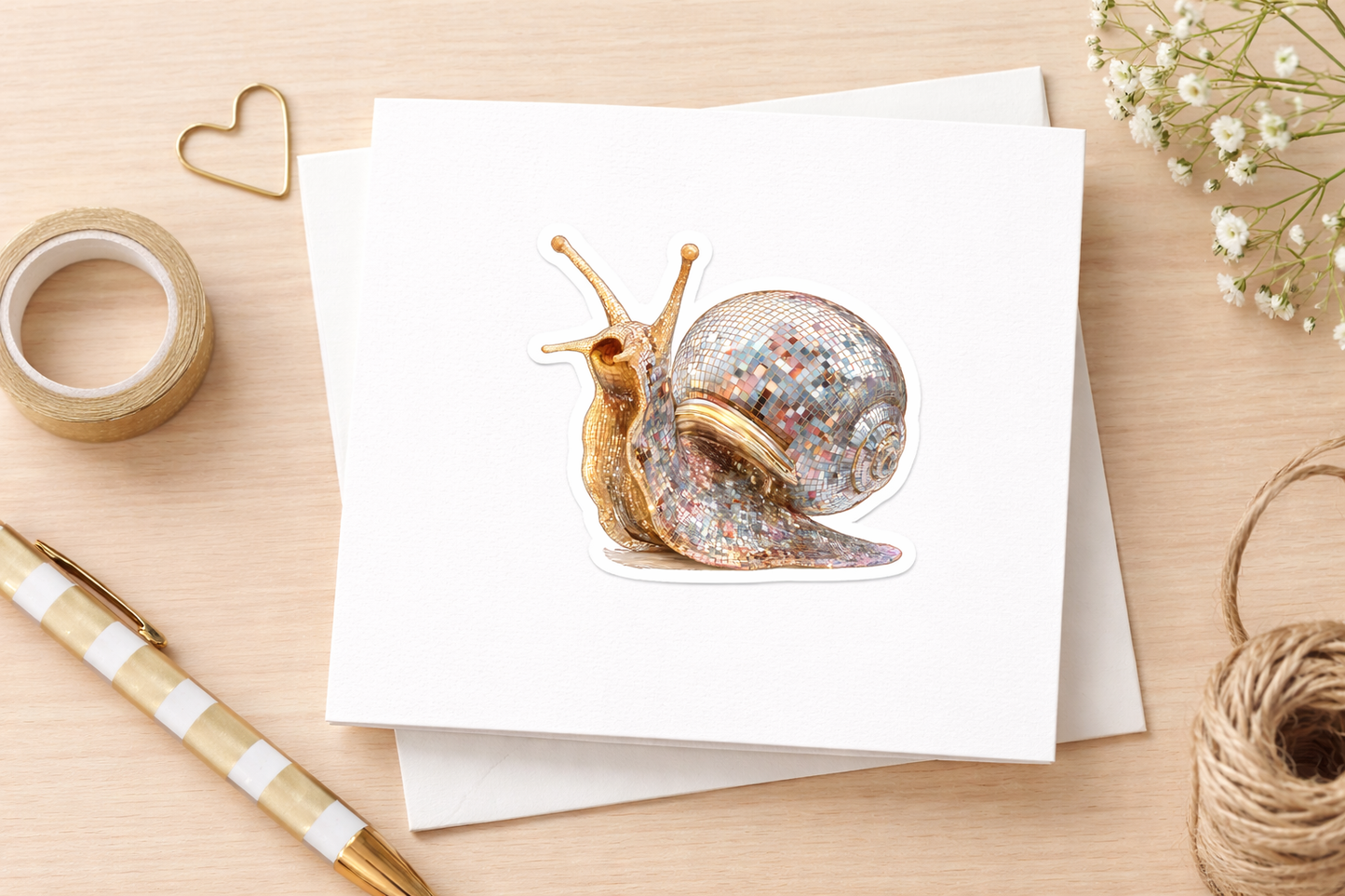 Disco Snail Sticker