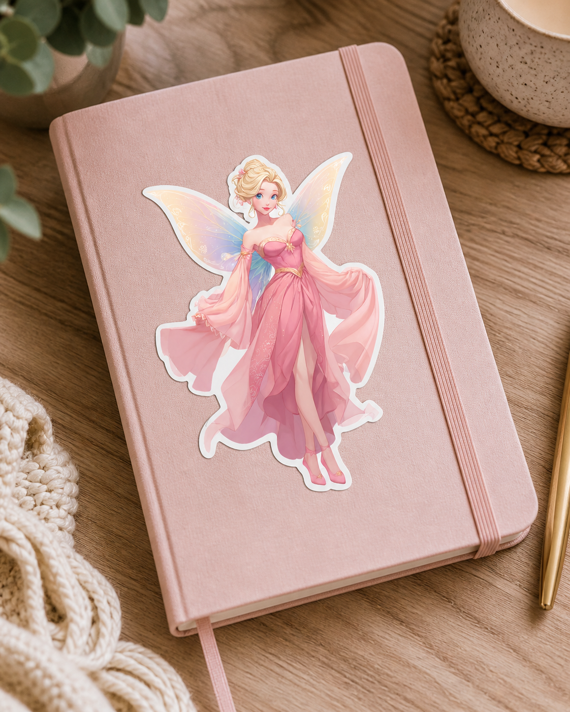 Pink Fairy Sticker