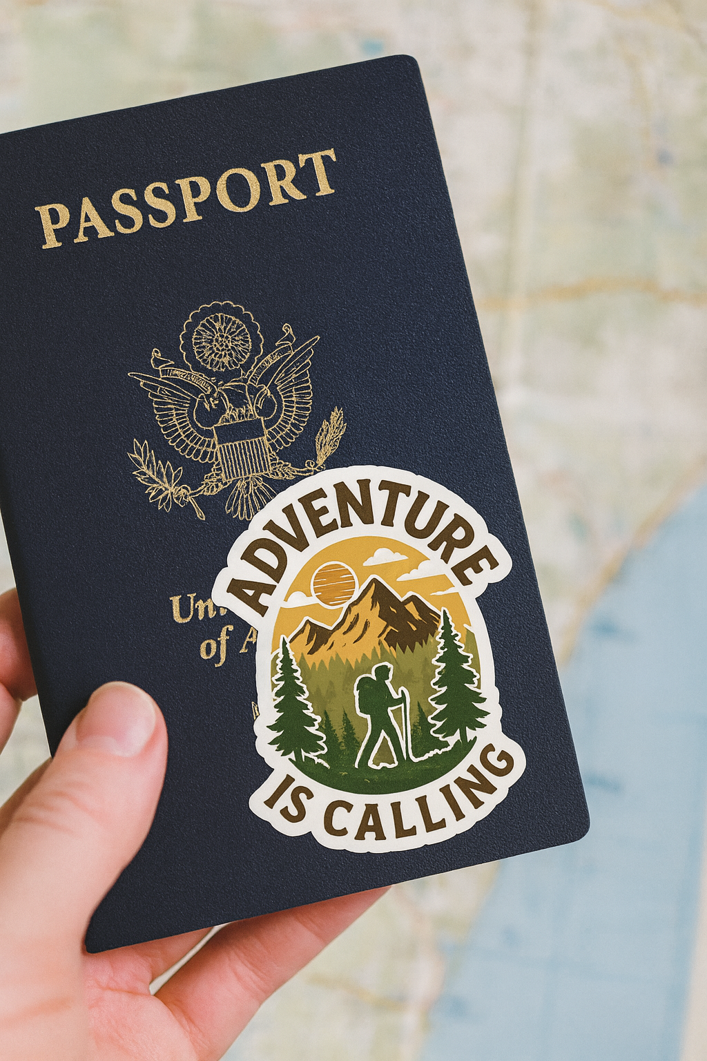 Adventure is Calling Sticker