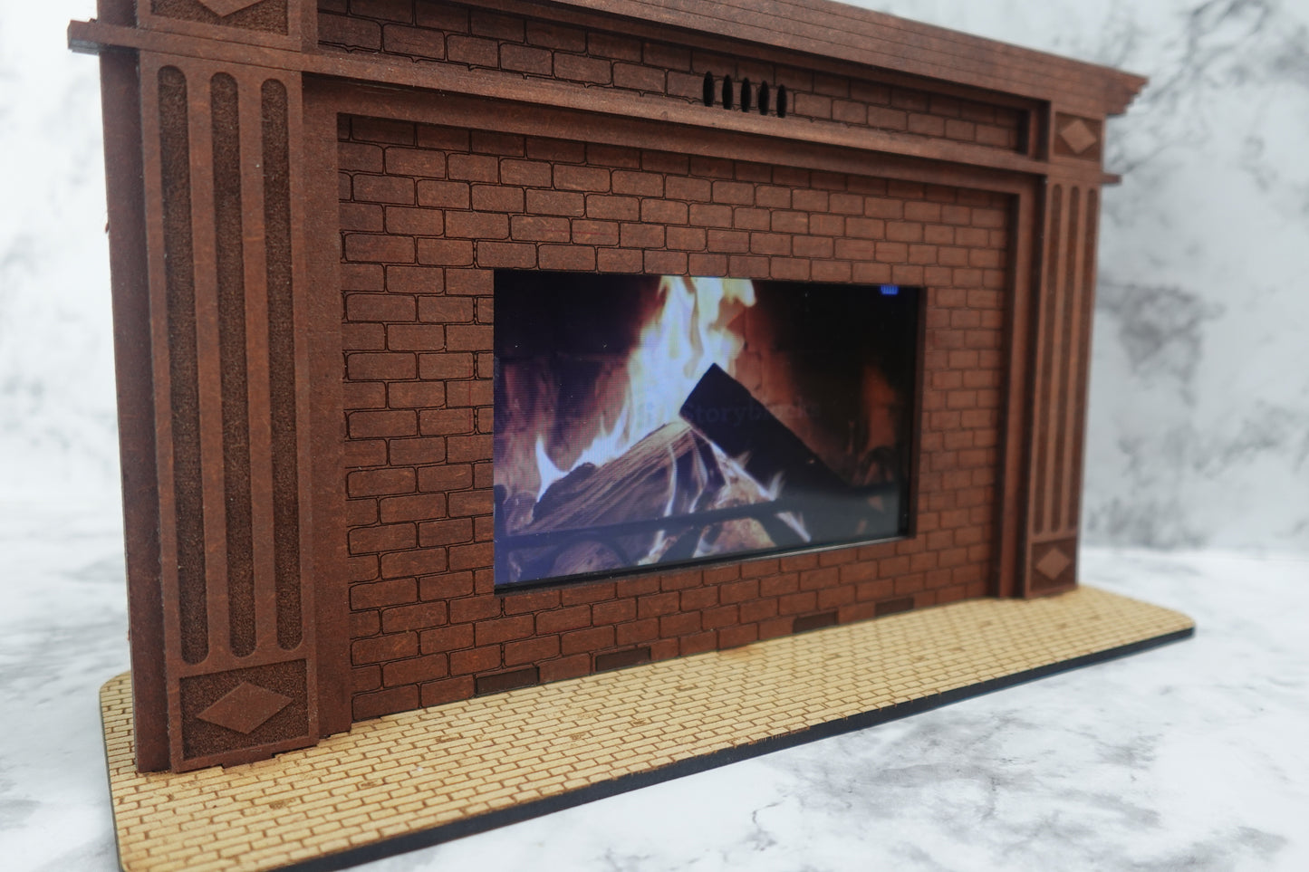 LCD Desktop Fireplace