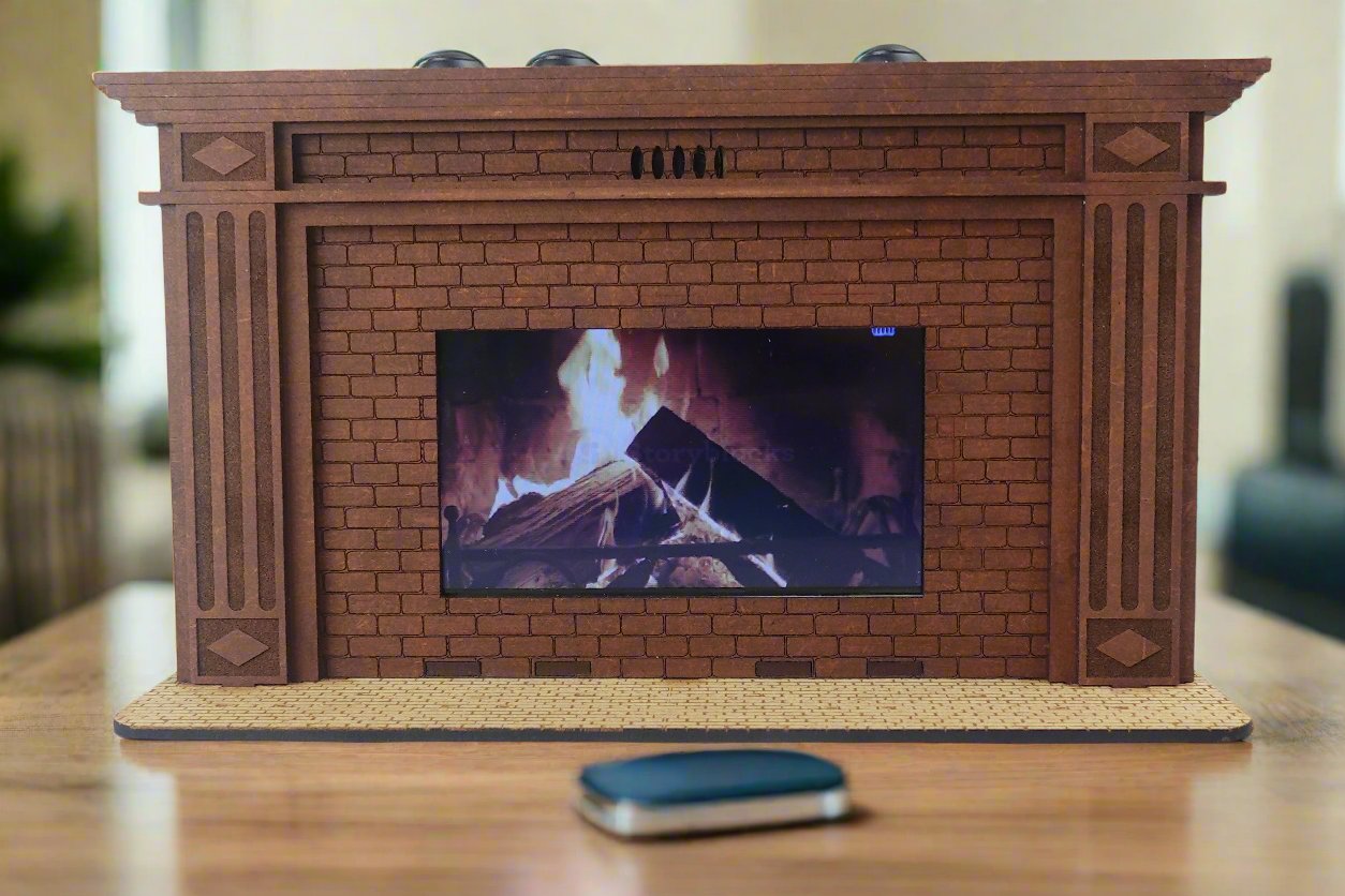 LCD Desktop Fireplace