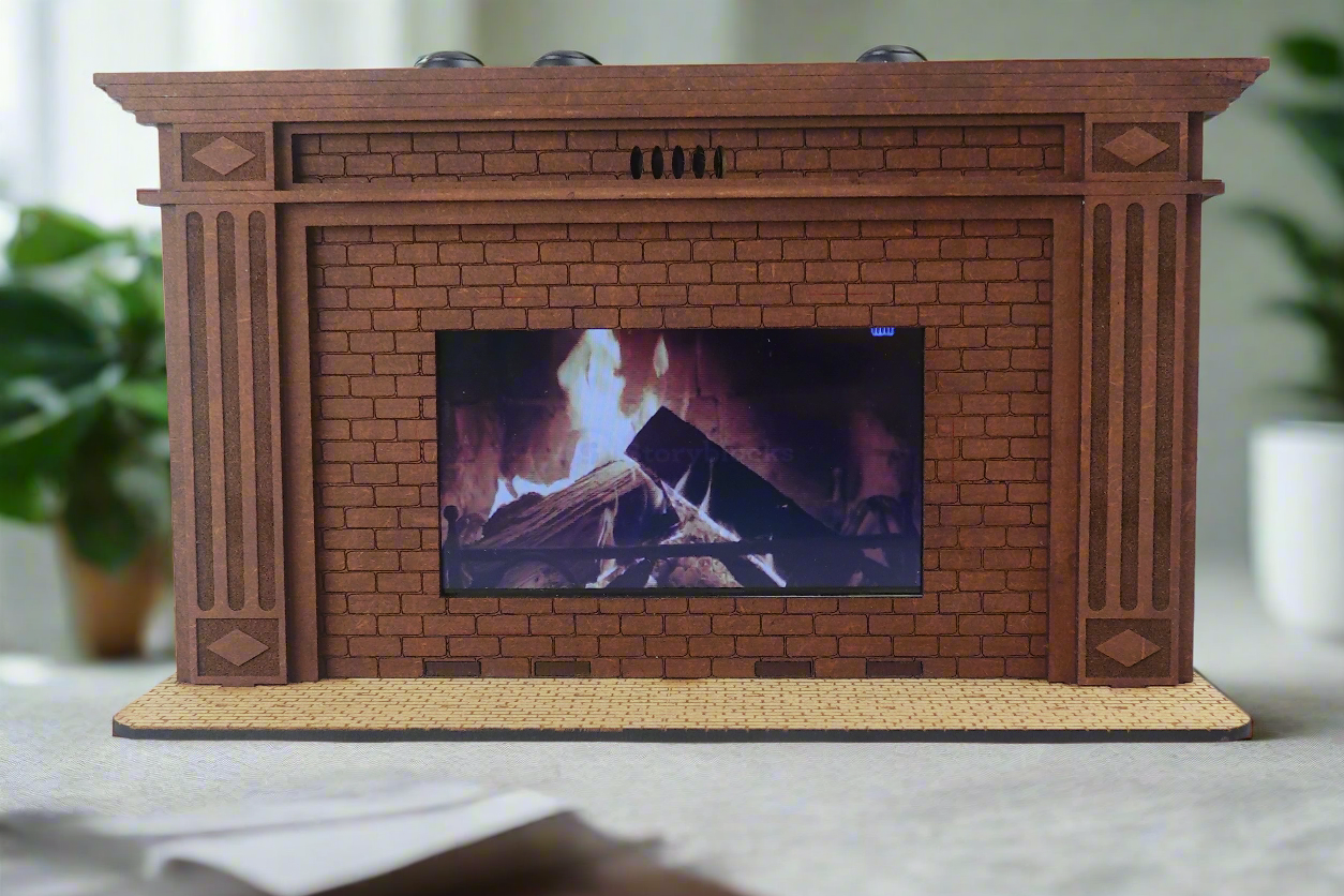LCD Desktop Fireplace