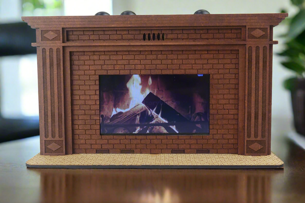 LCD Desktop Fireplace