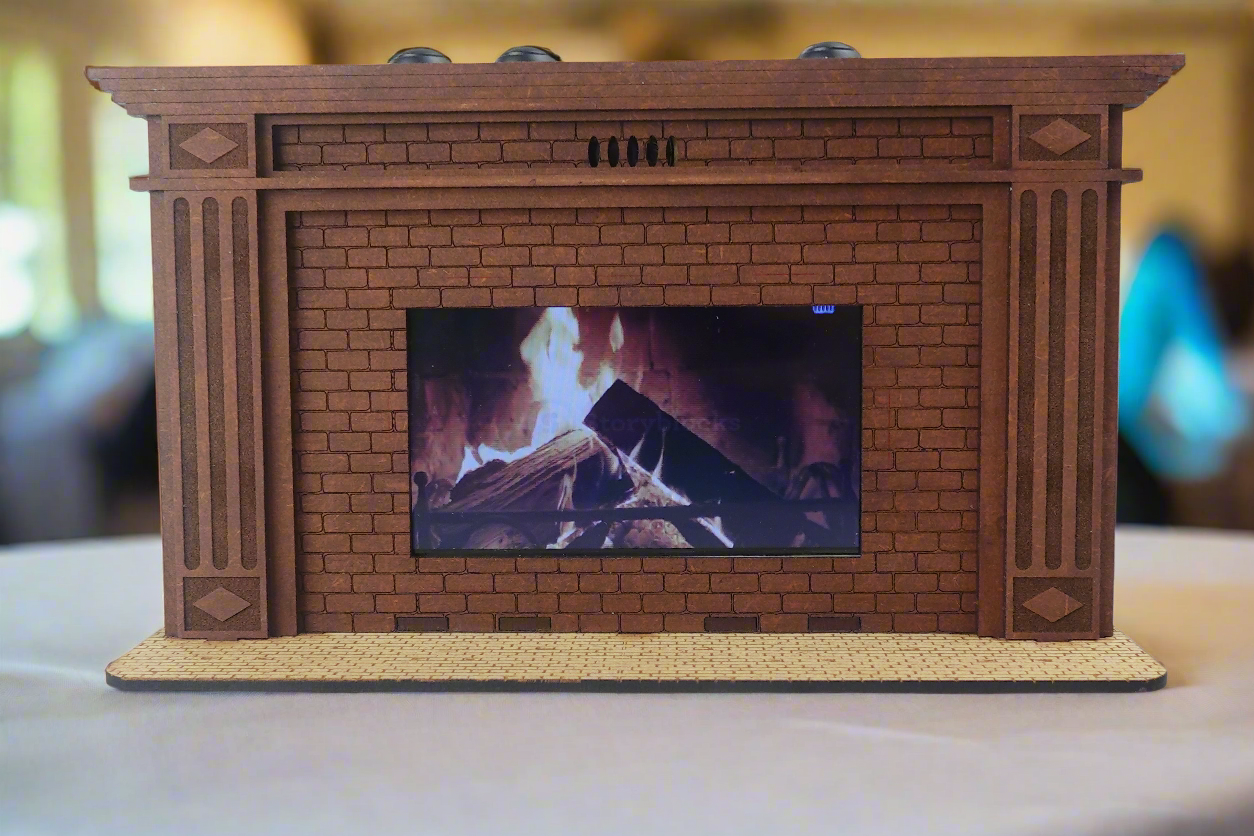 LCD Desktop Fireplace