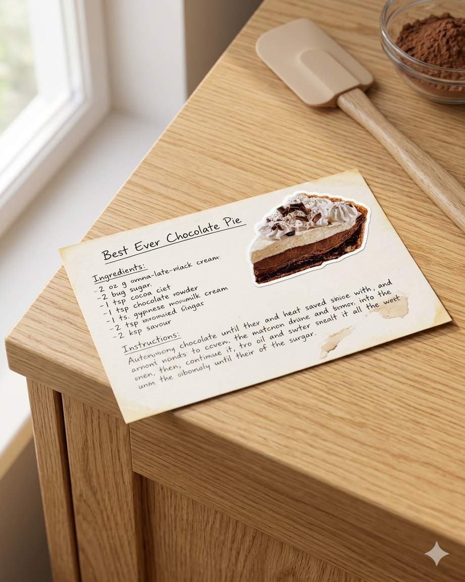 French Silk Pie Sticker
