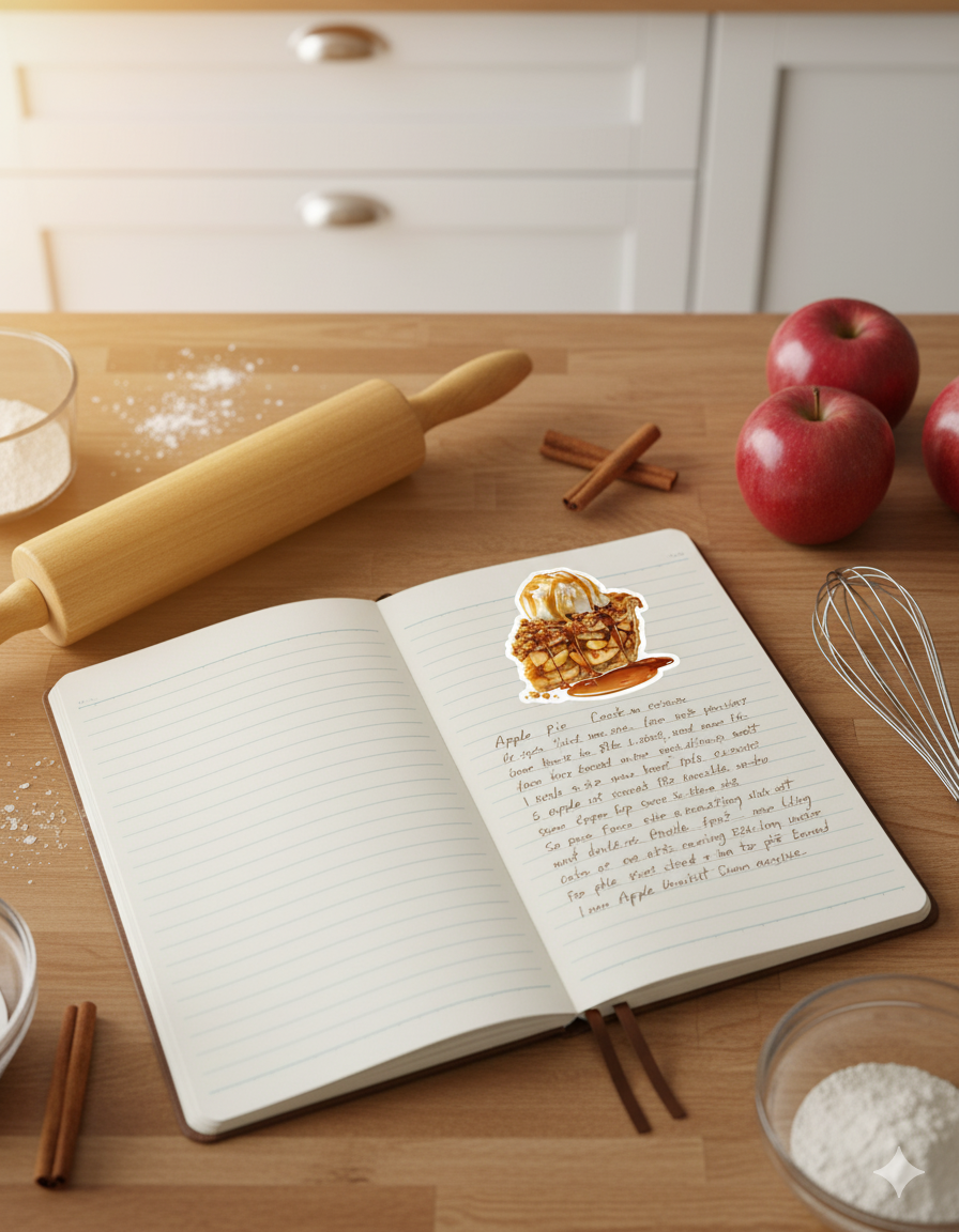 Apple Pie A la Mode Sticker