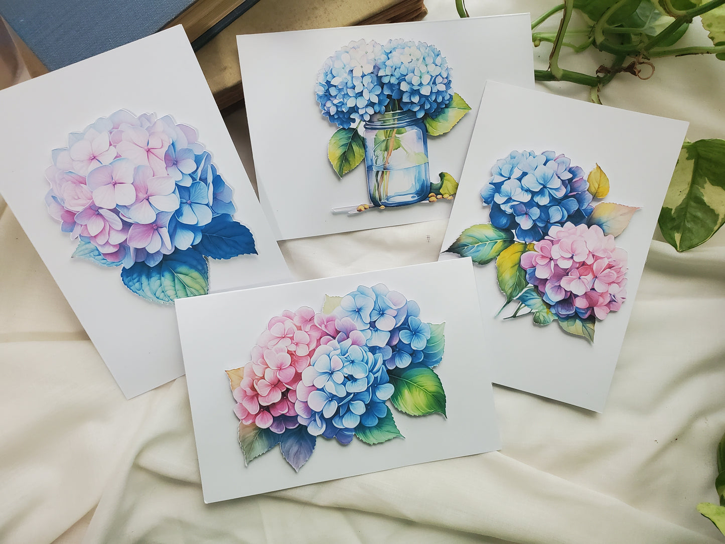 Deluxe Hydrangea Paper Gift Set