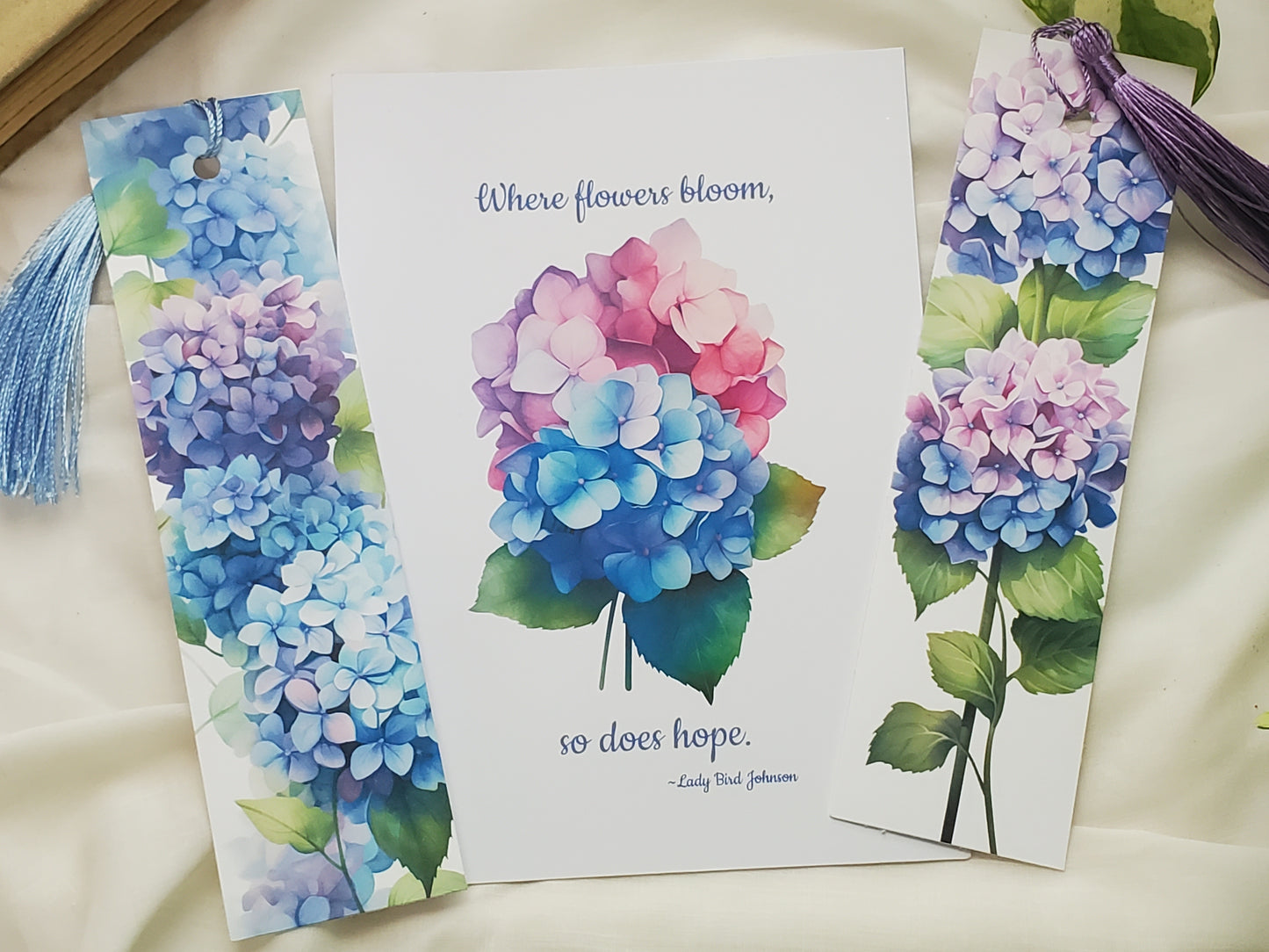 Deluxe Hydrangea Paper Gift Set