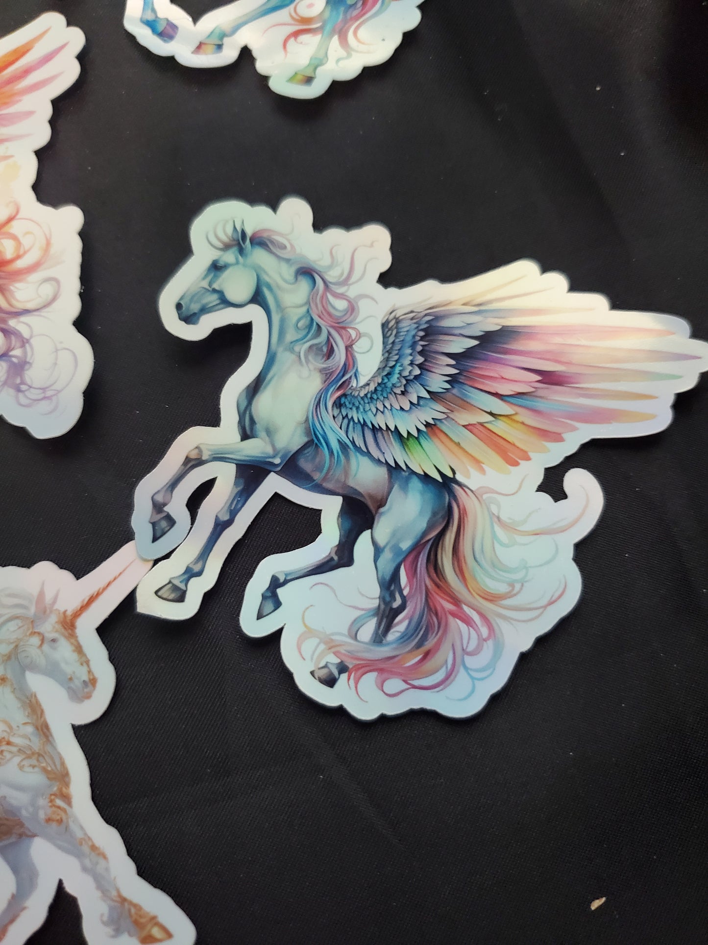 Unicorn and Pegasus 7 sticker set