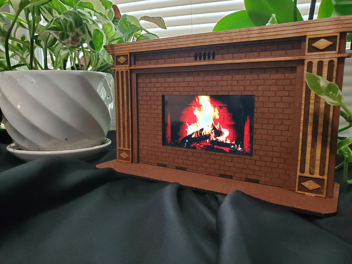 LCD Desktop Fireplace