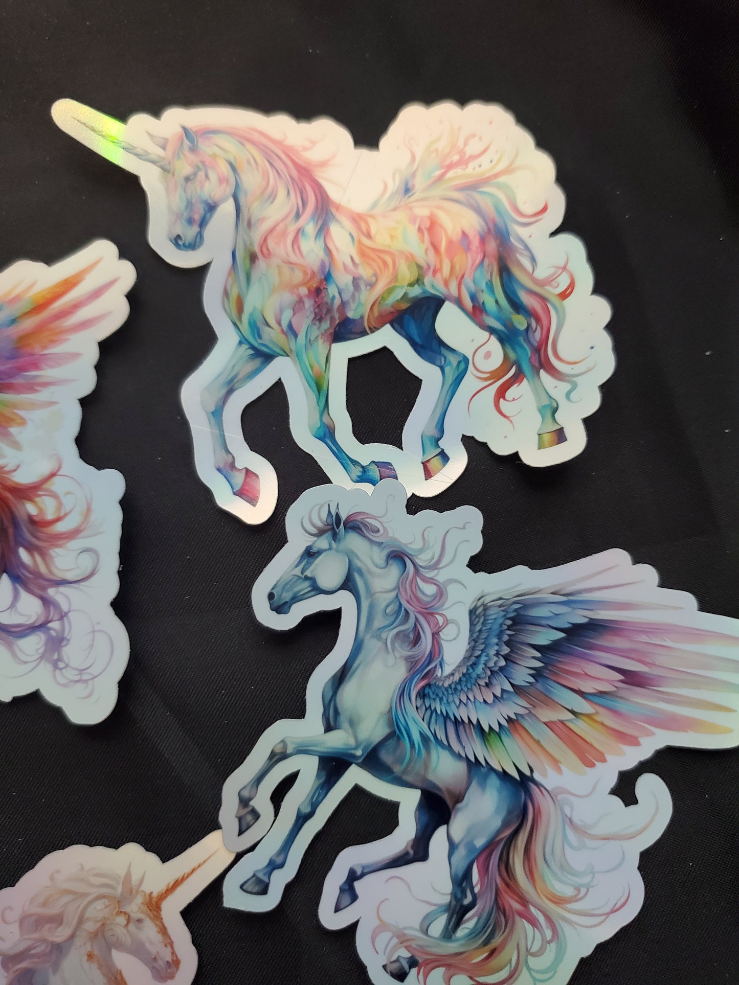 Unicorn and Pegasus 7 sticker set
