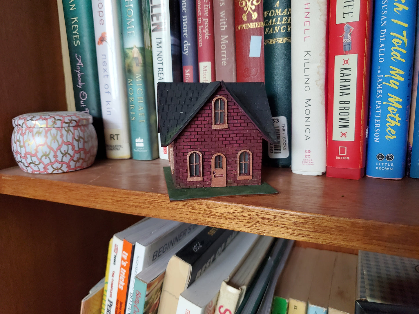 Miniature Fairy House – Hemlock Hollow | Plant Shelf Decor | Whimsical Laser-Cut DIY Tiny Home