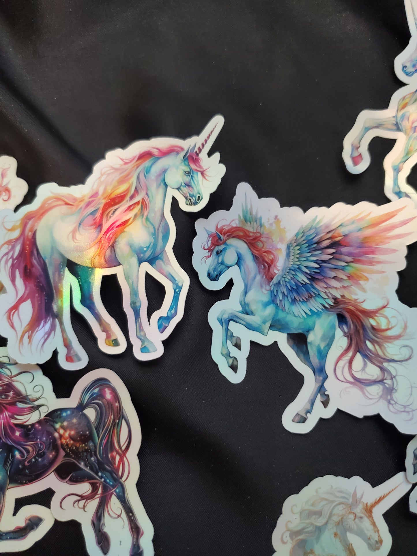 Unicorn and Pegasus 7 sticker set
